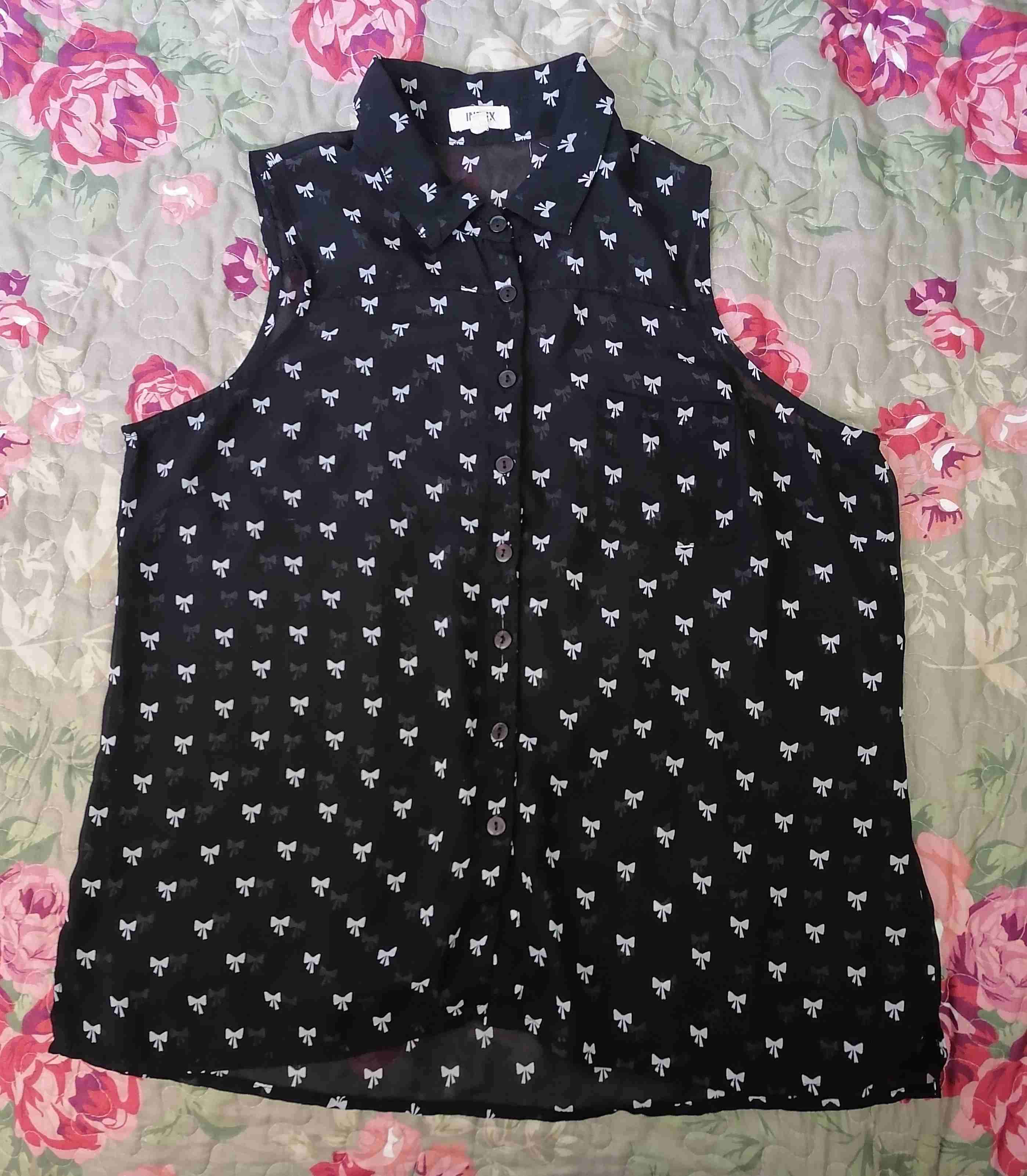 Blusa sin mangas con lazos - miniatura 1