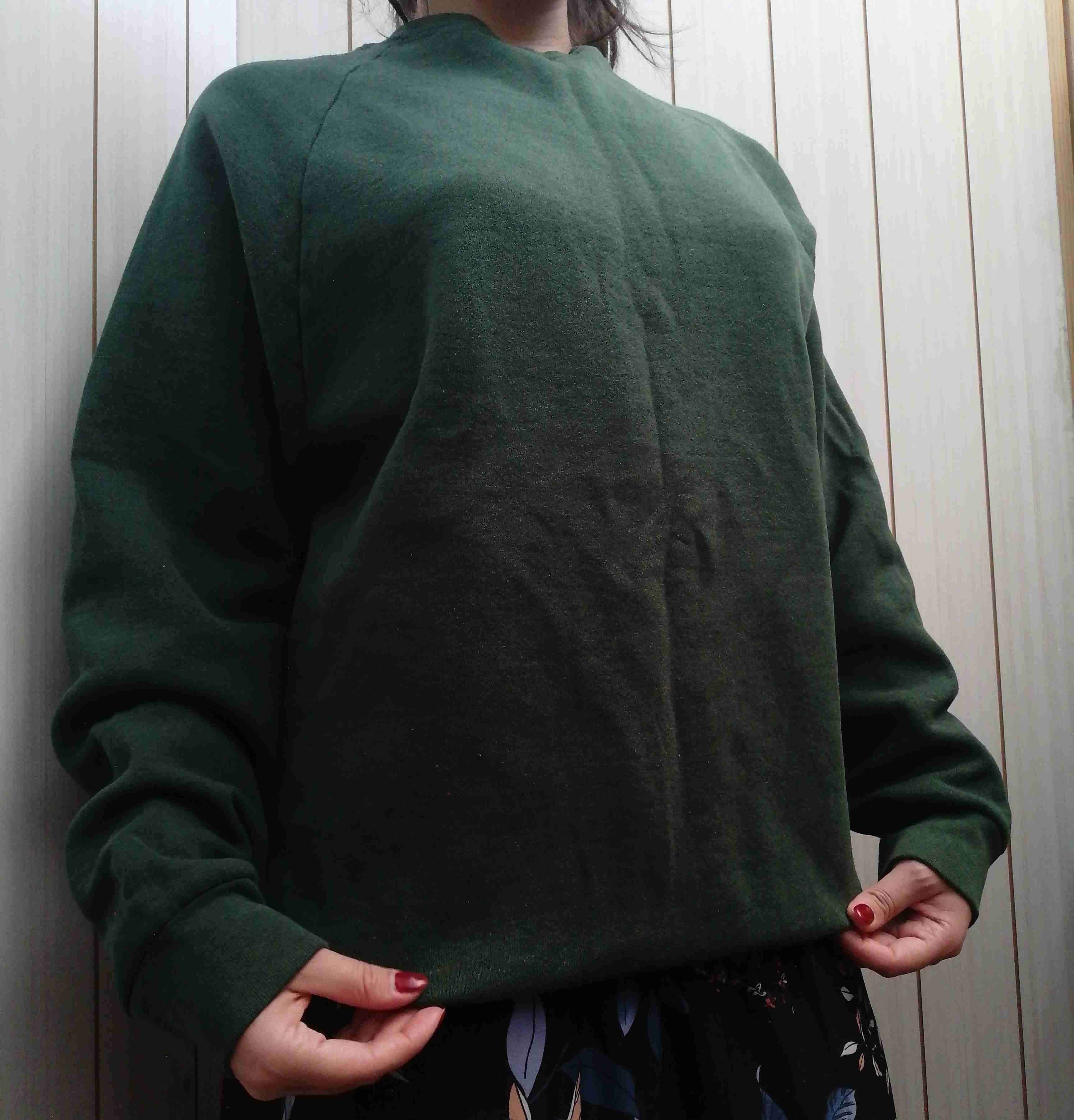 Polerón verde casual - miniatura 3