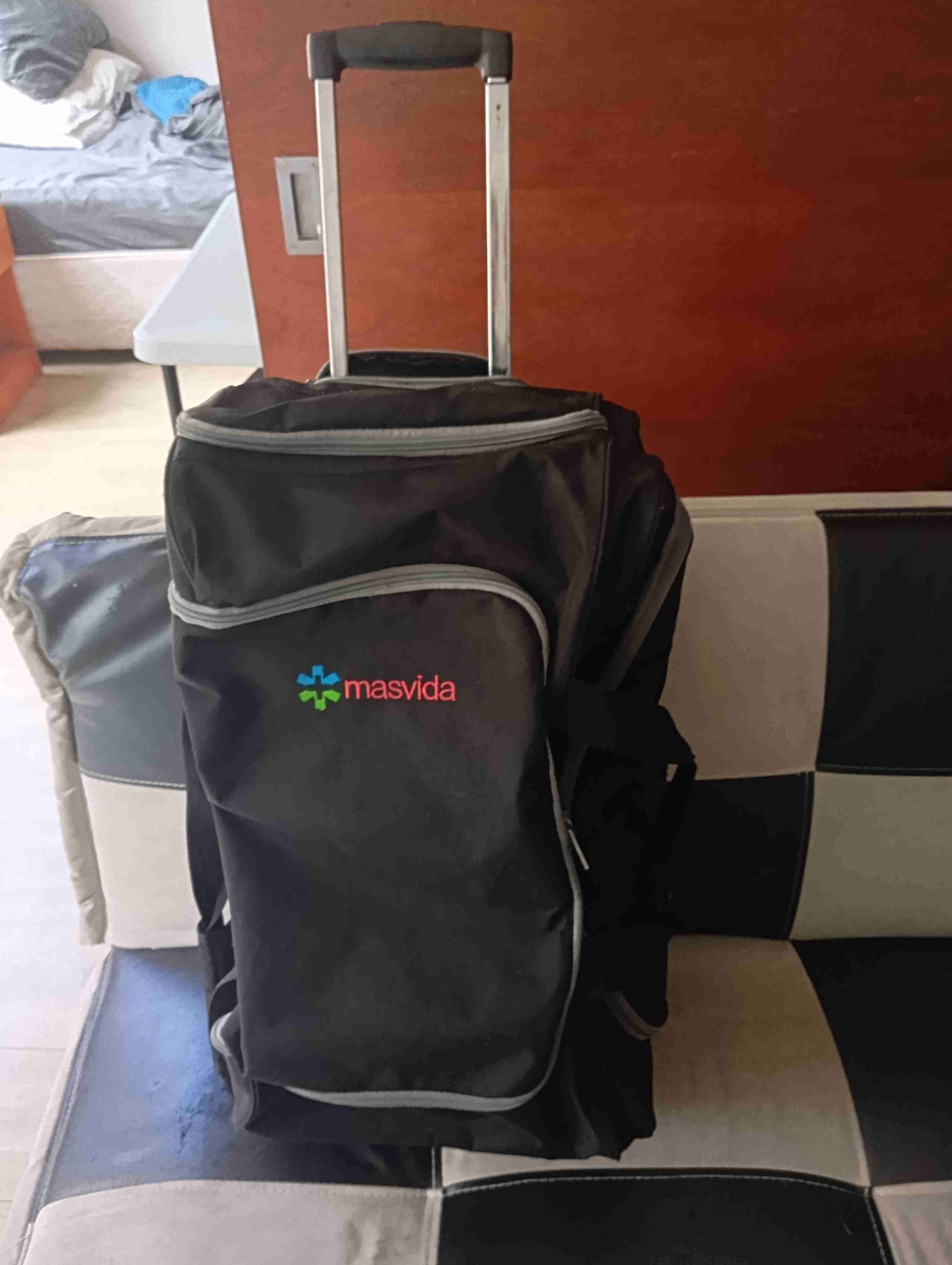 Bolso Deportivo Negro/Rojo marca HEAD 55 Combat - miniatura 3