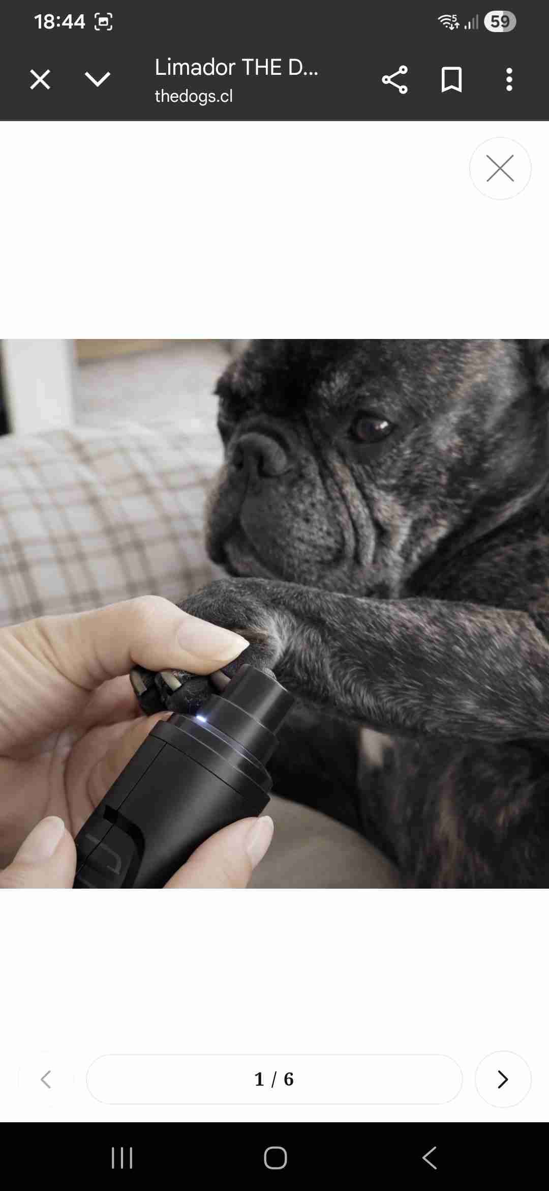 Cortaúñas eléctrico The Dogs - miniatura 3