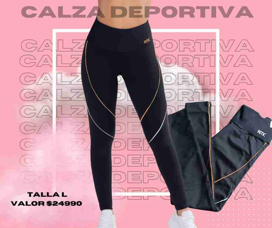 Calza deportiva con franjas rosas - miniatura 4