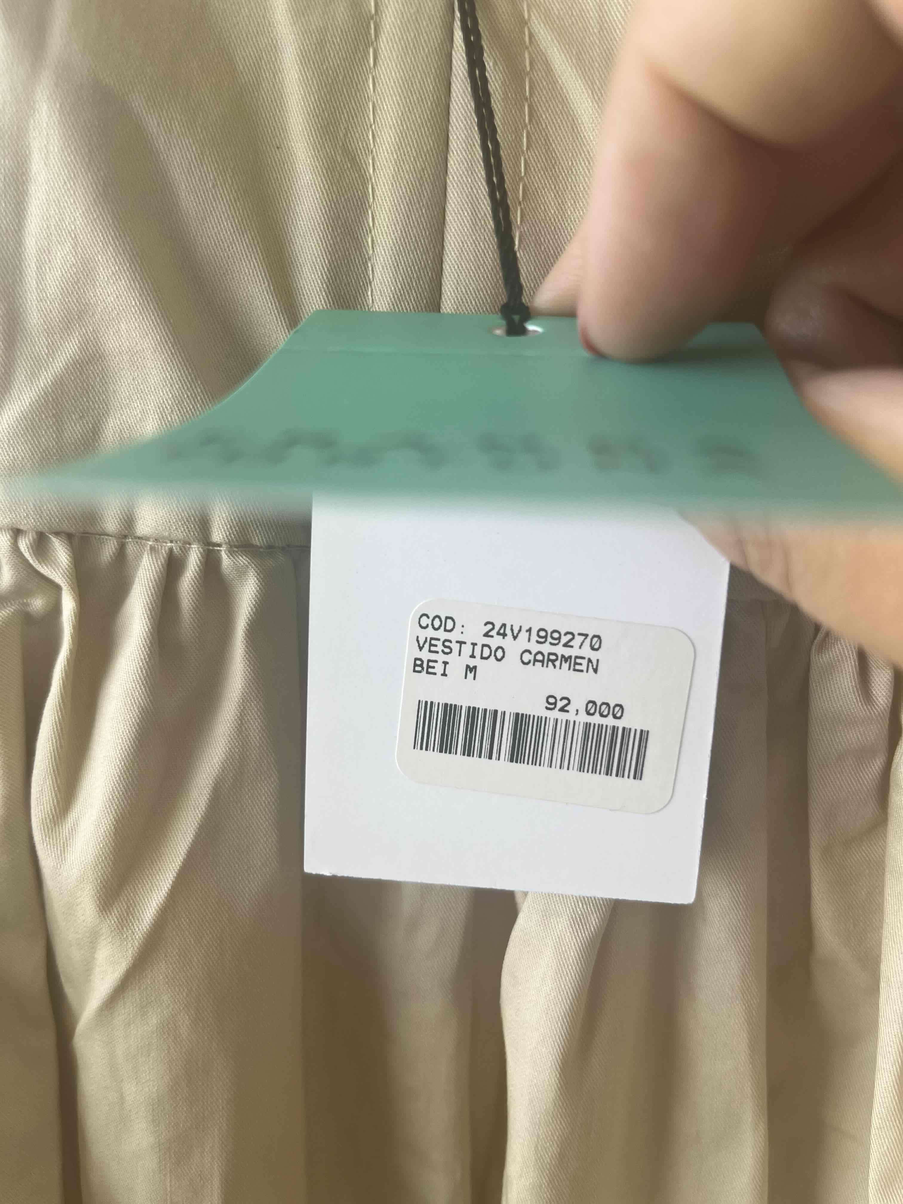 Vestido beige con etiqueta nueva - miniatura 2