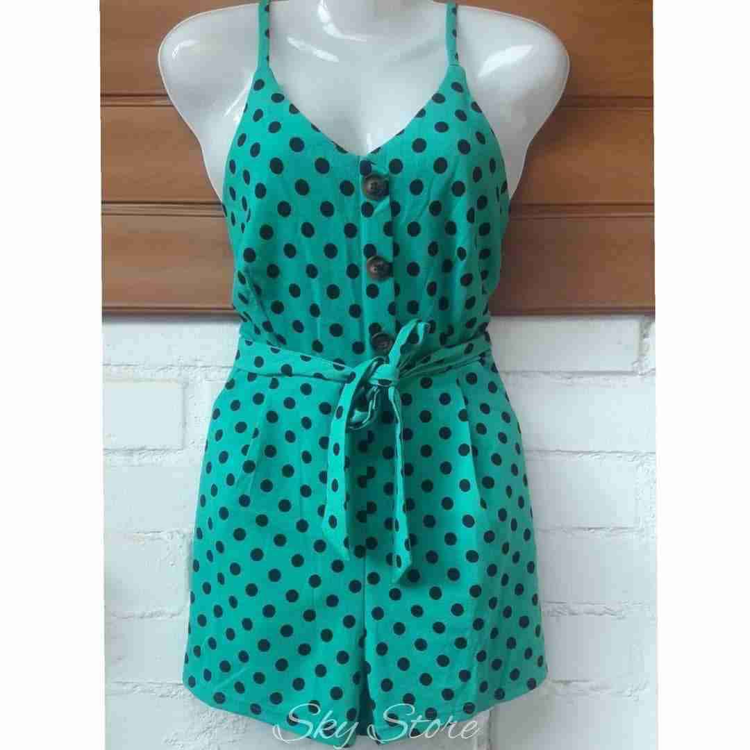 Enterito verde lunares