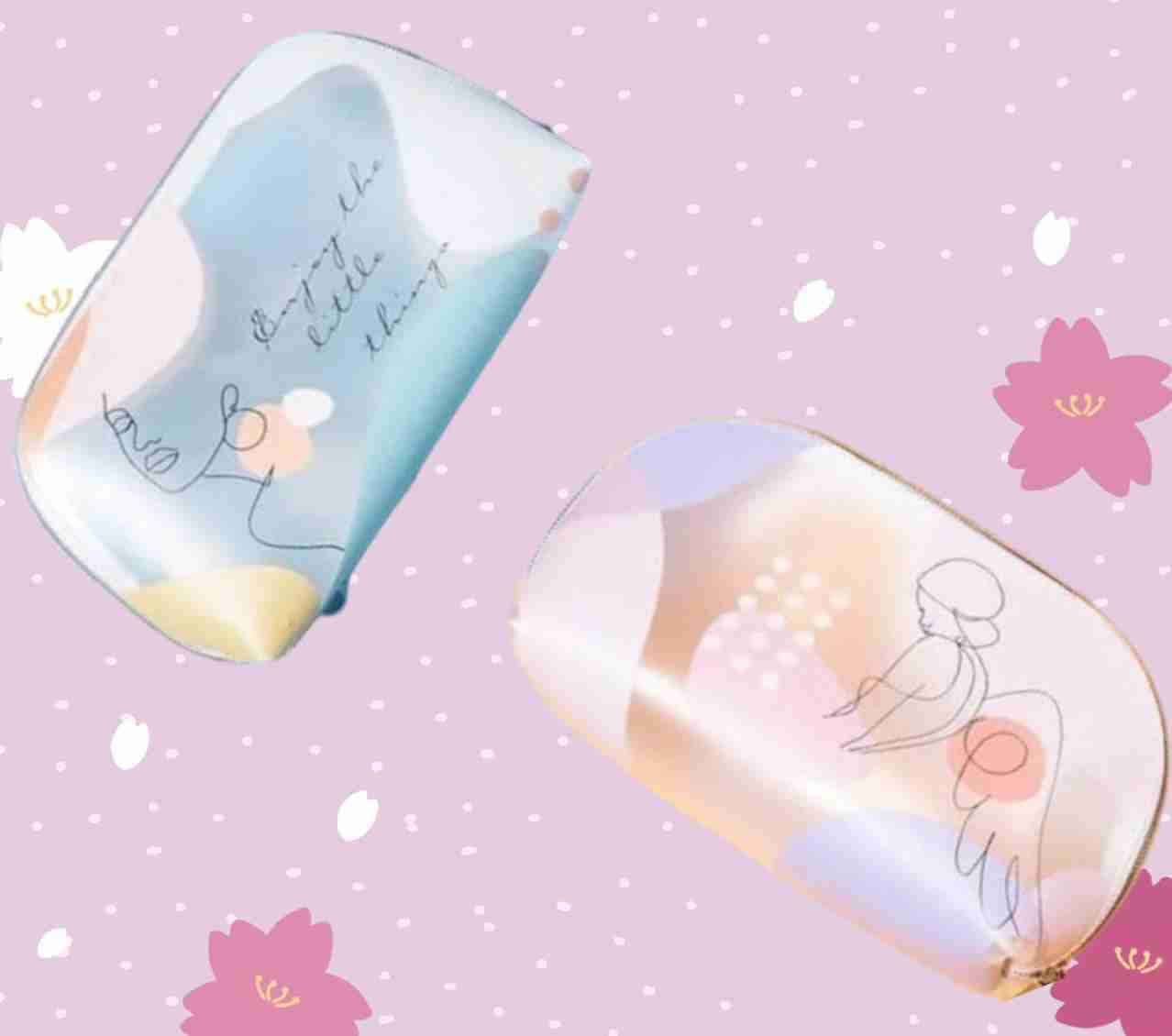 Neceser transparente con diseño - miniatura 2