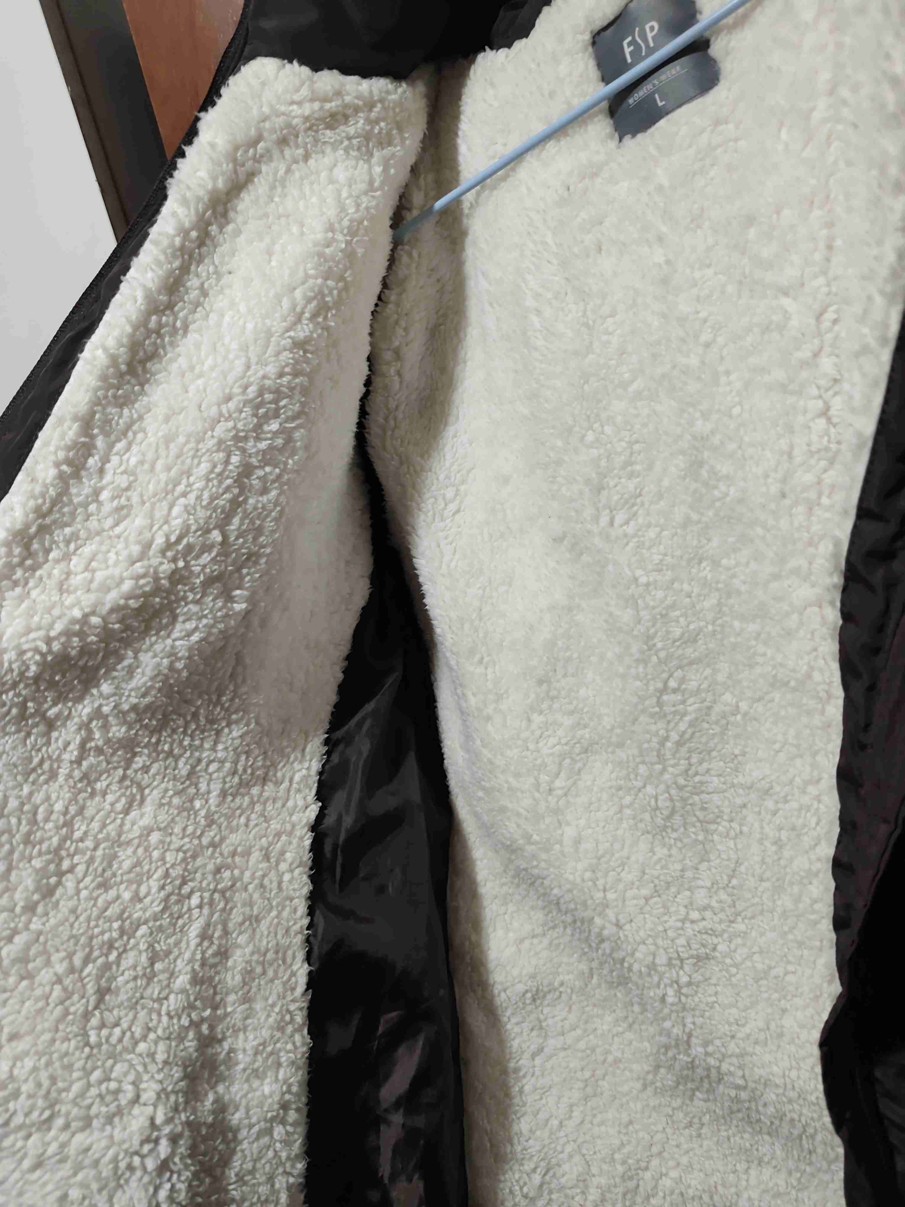 Chaqueta Puffer con Interior tipo sherpa - Mujer - miniatura 3