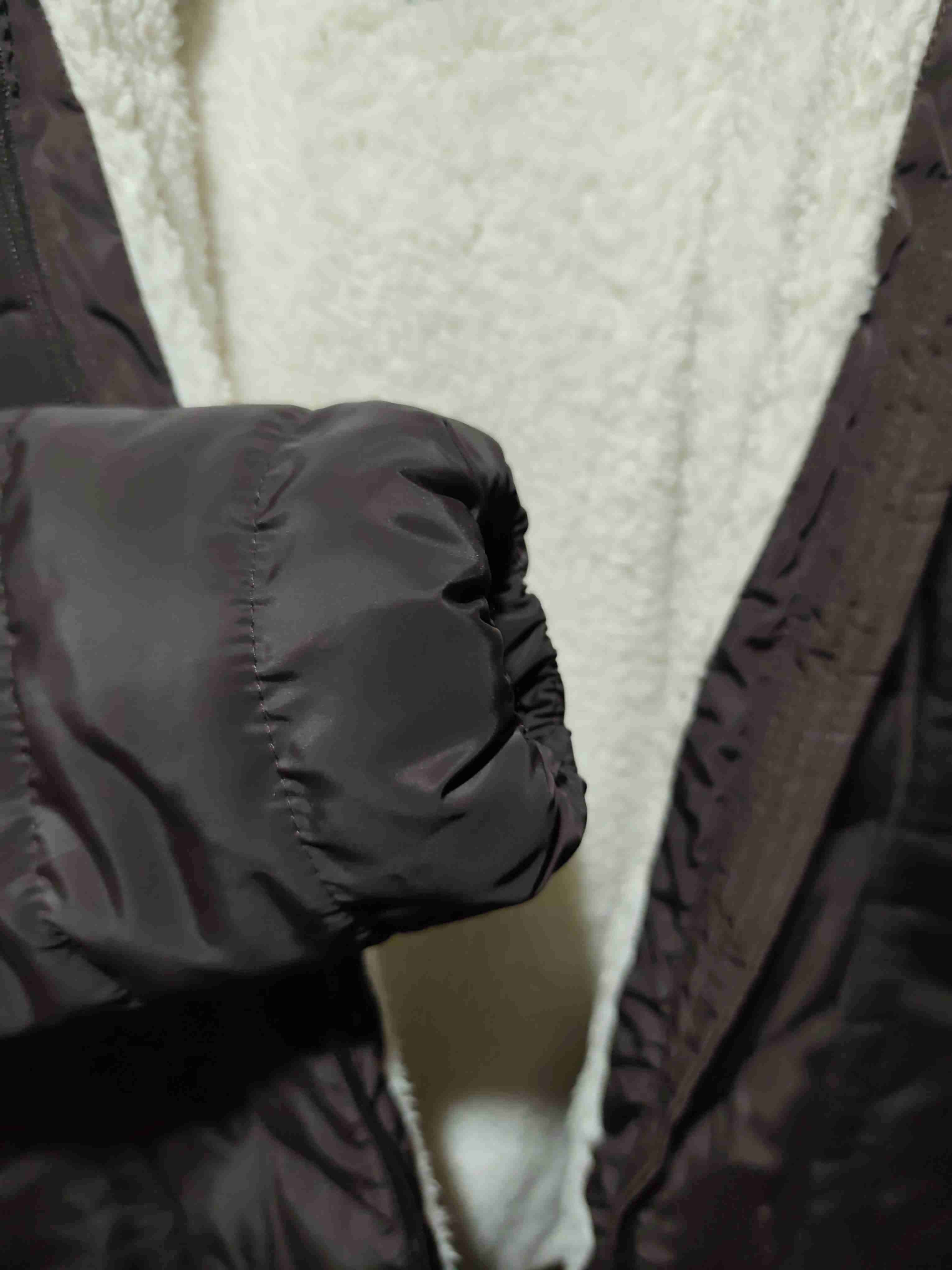 Chaqueta Puffer con Interior tipo sherpa - Mujer - miniatura 4