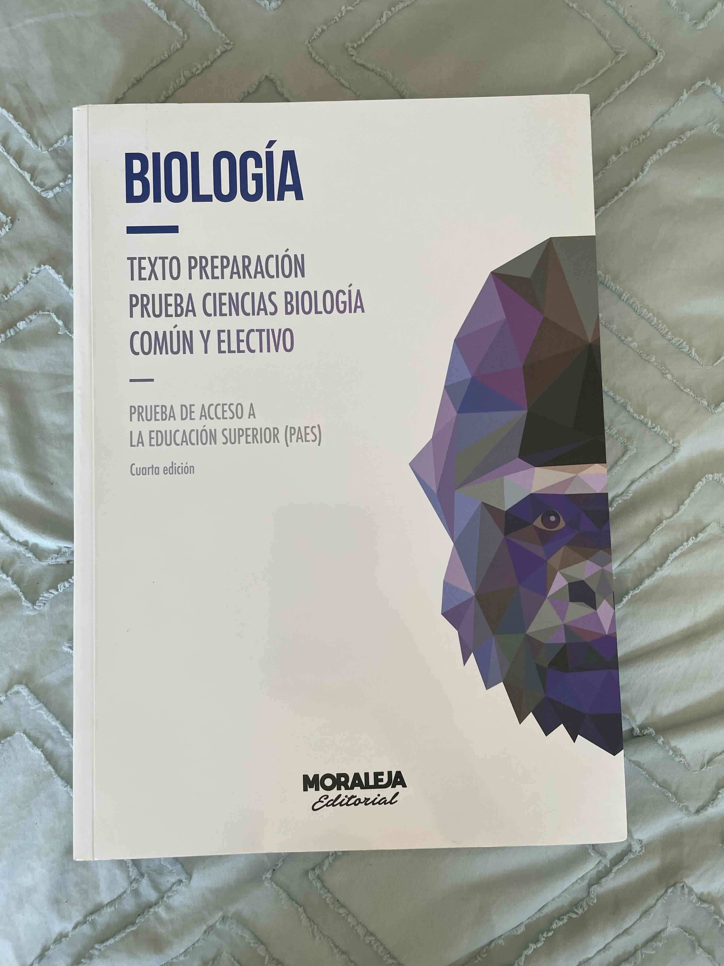 Texto Biología PAES Moraleja Cuarta Edición - miniatura 1