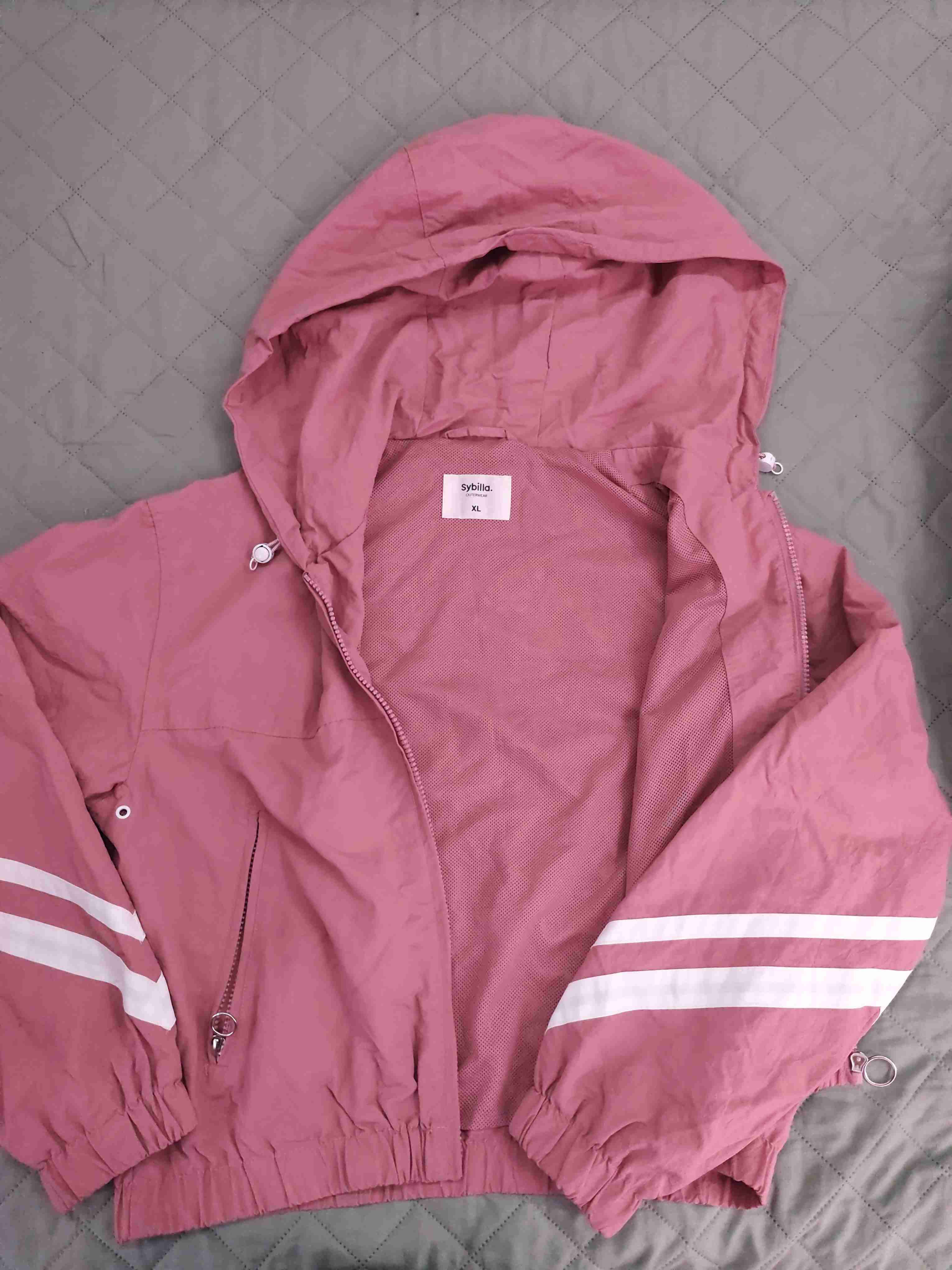 Chaqueta Cortavientos Mujer Sybilla Talla XL Rosa - miniatura 1