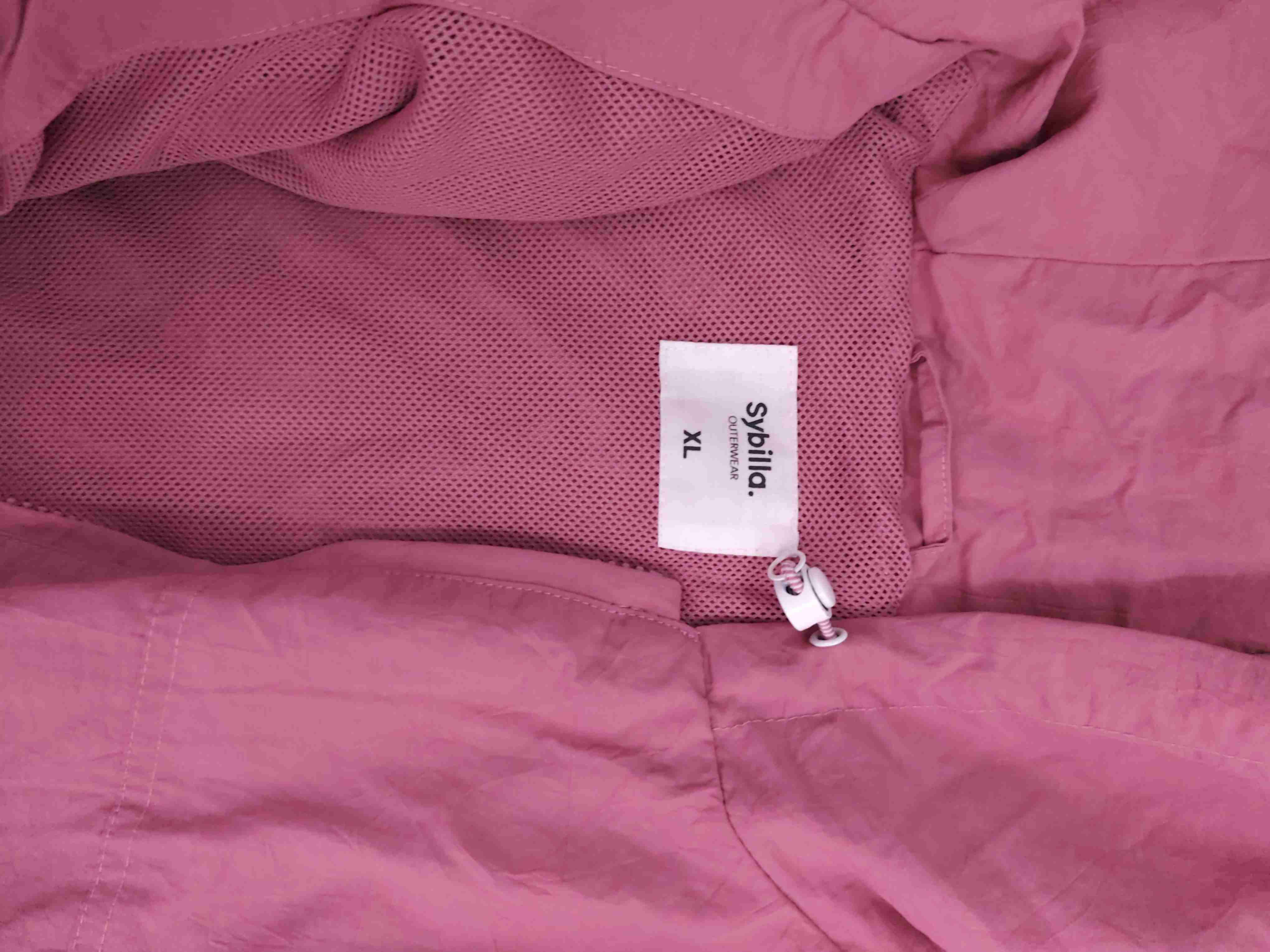 Chaqueta Cortavientos Mujer Sybilla Talla XL Rosa - miniatura 4