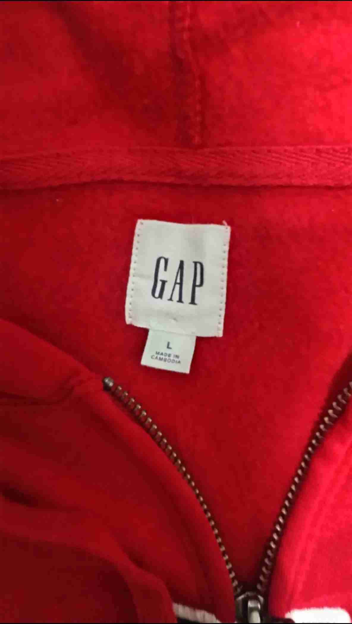 Polerón rojo con capucha GAP - miniatura 4