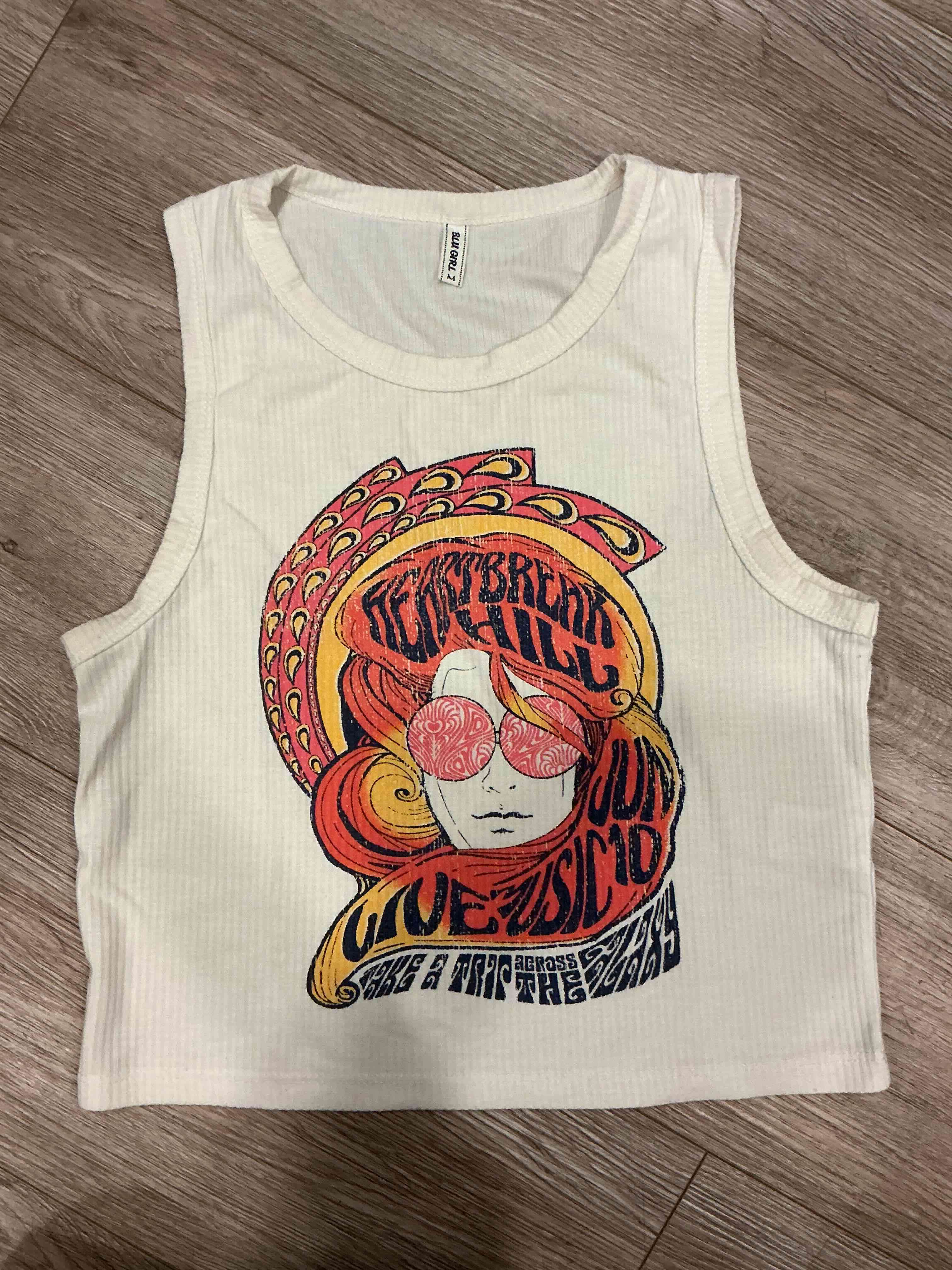 Polera sin mangas estampada - miniatura 1