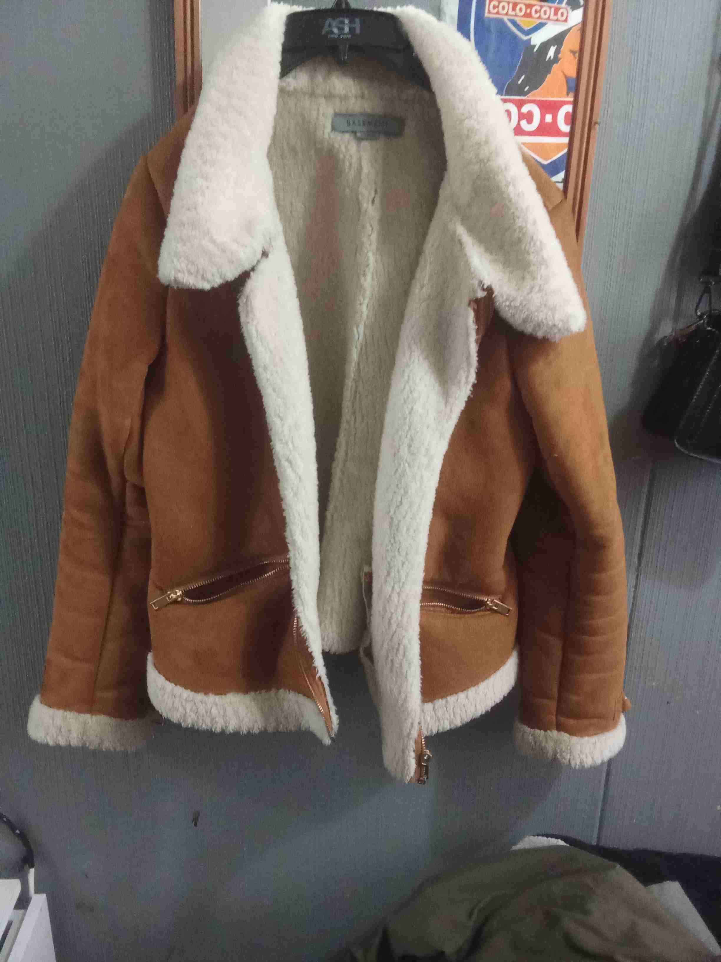 Chaqueta marrón con forro de lana - miniatura 1