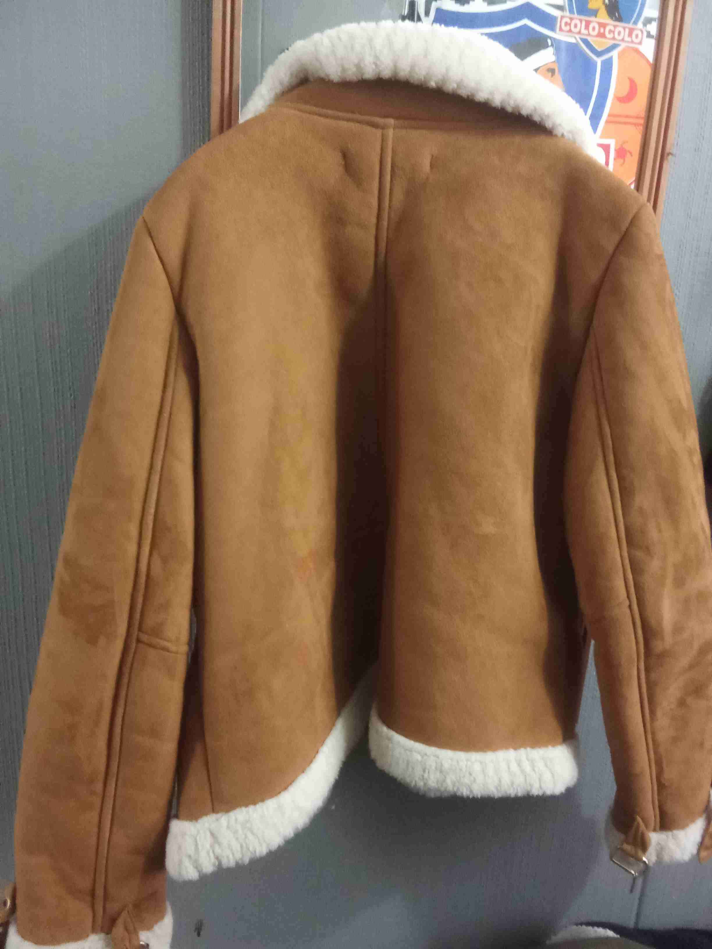 Chaqueta marrón con forro de lana - miniatura 2