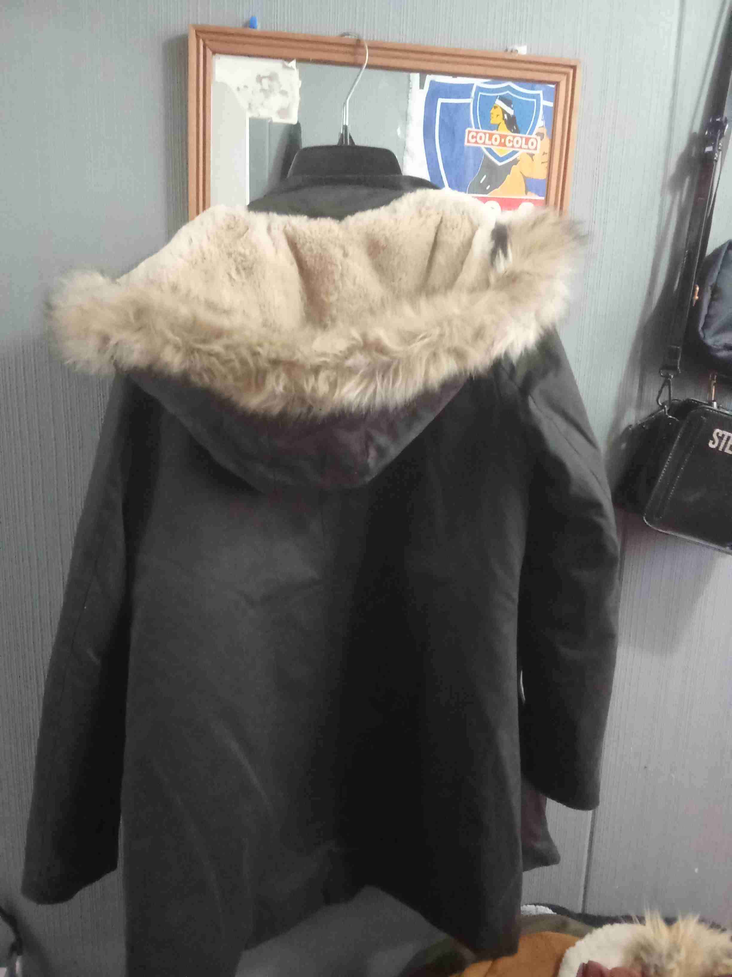 Chaqueta marrón con forro de lana - miniatura 4