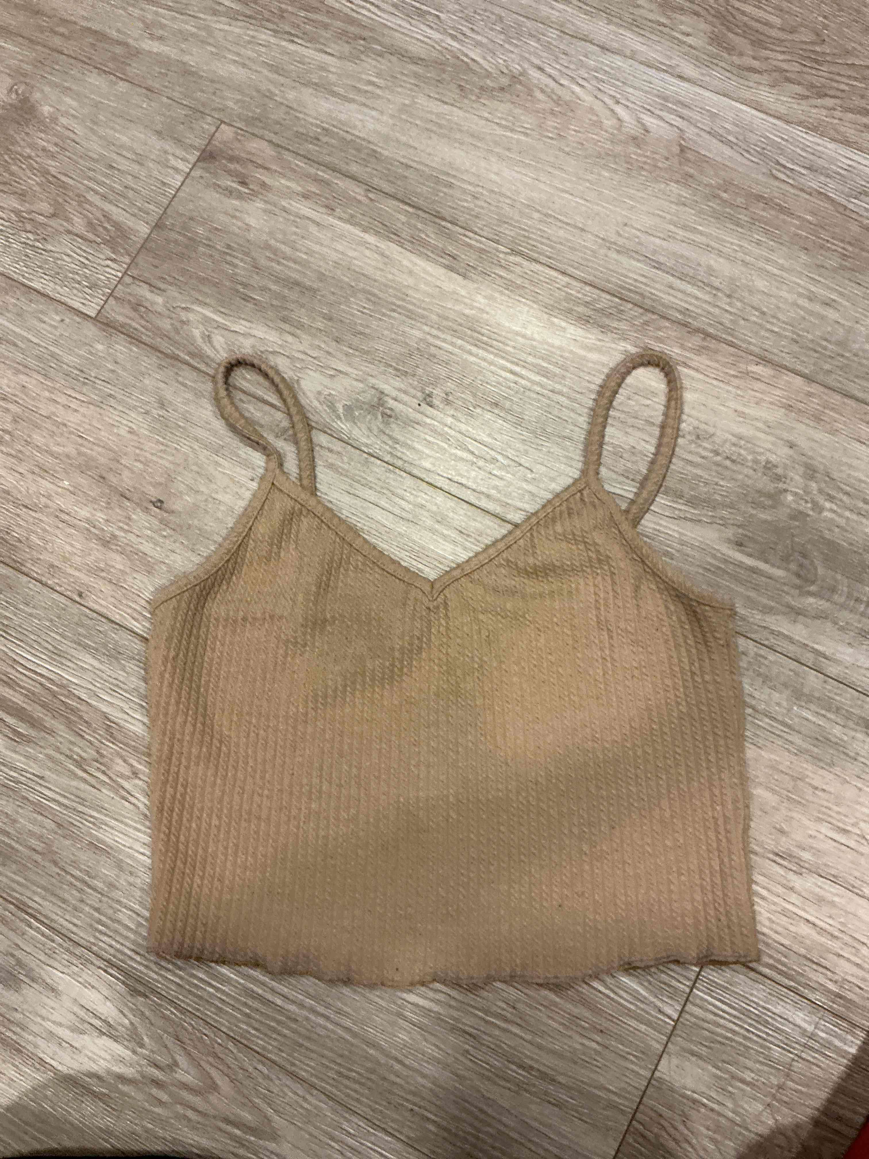 Top beige de tirantes - miniatura 1