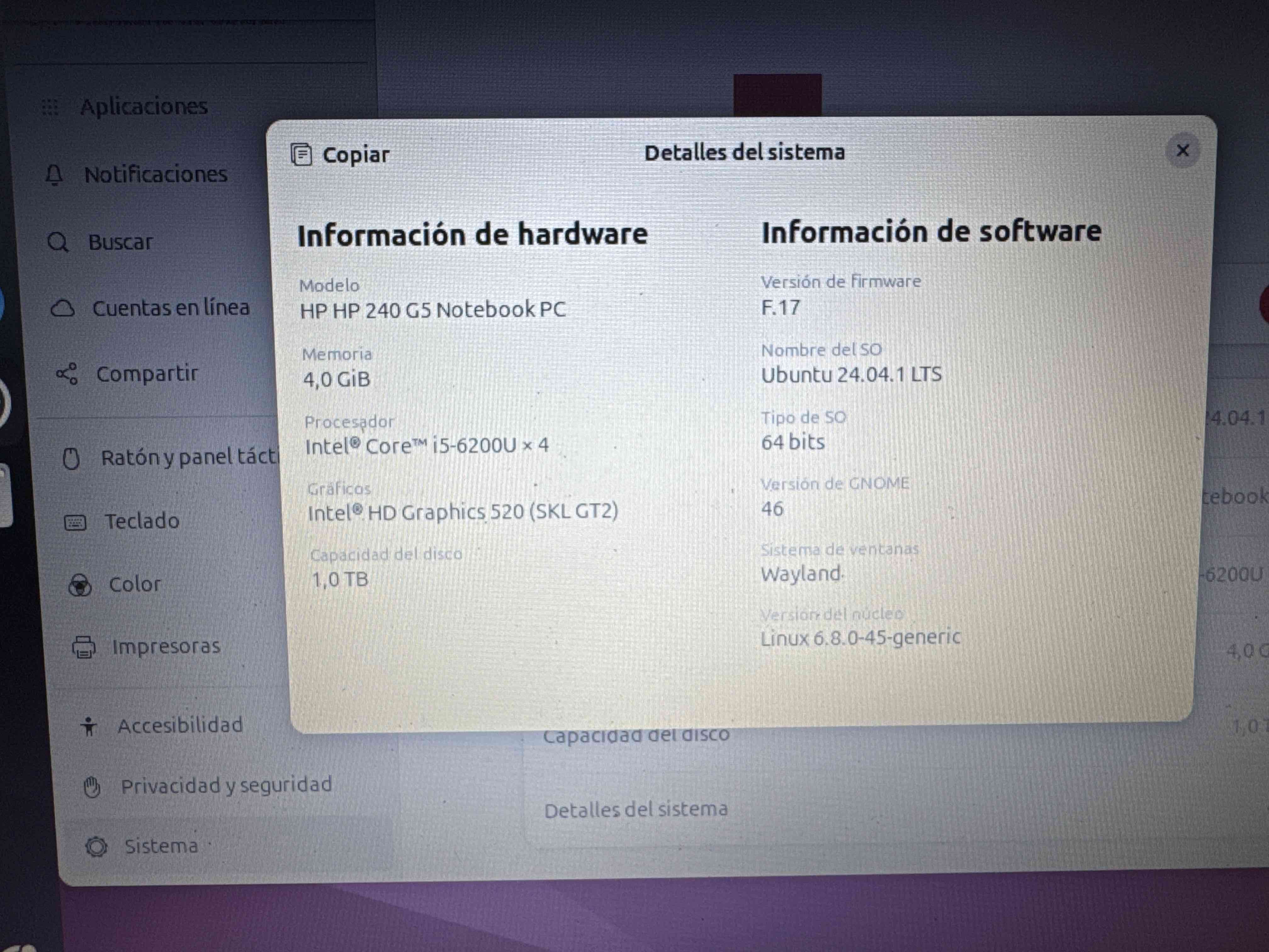 Notebook HP pantalla 15 pulgadas modelo HP240g5 - miniatura 5
