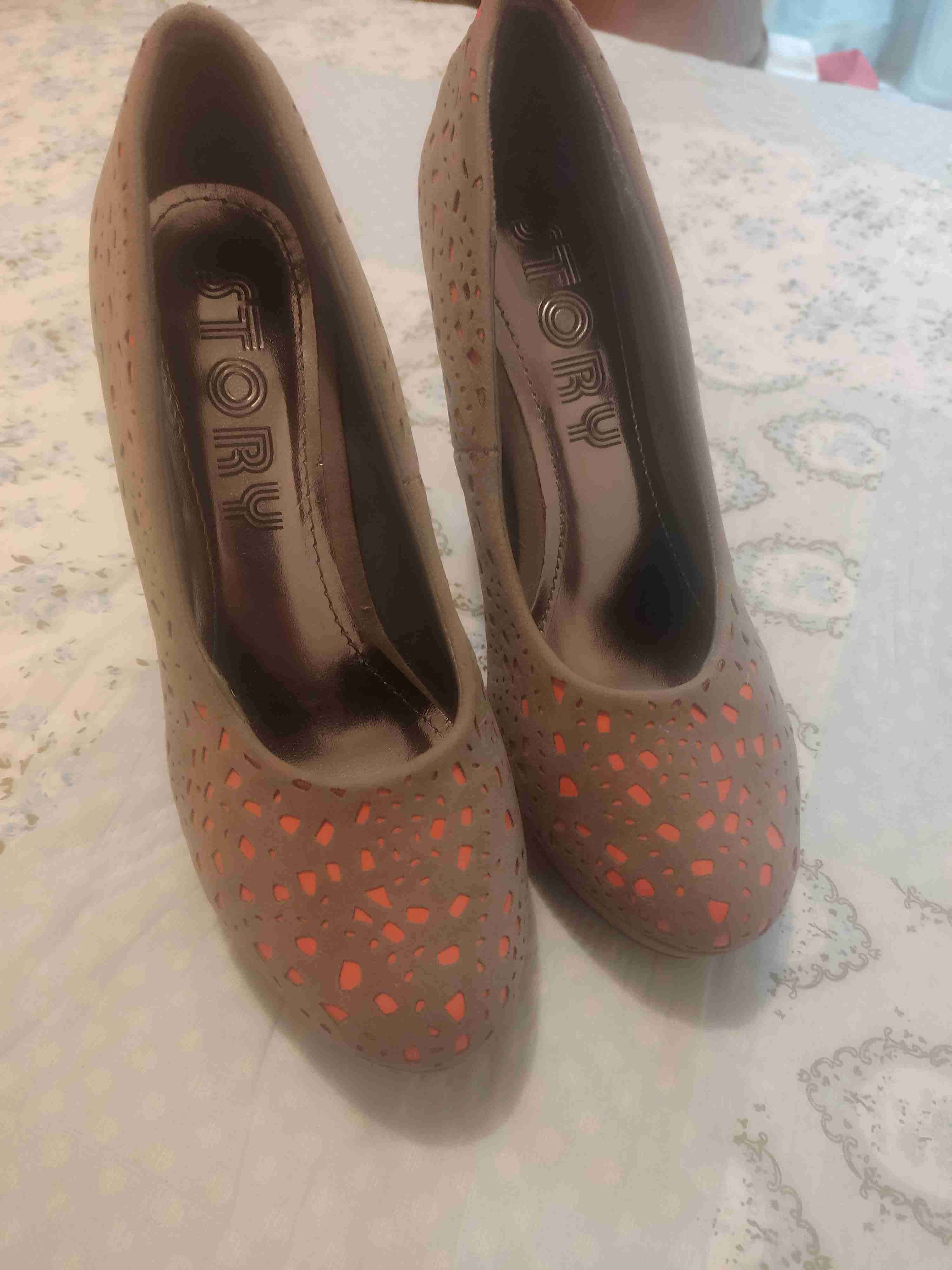 Zapatos de tacón Story beige - miniatura 1