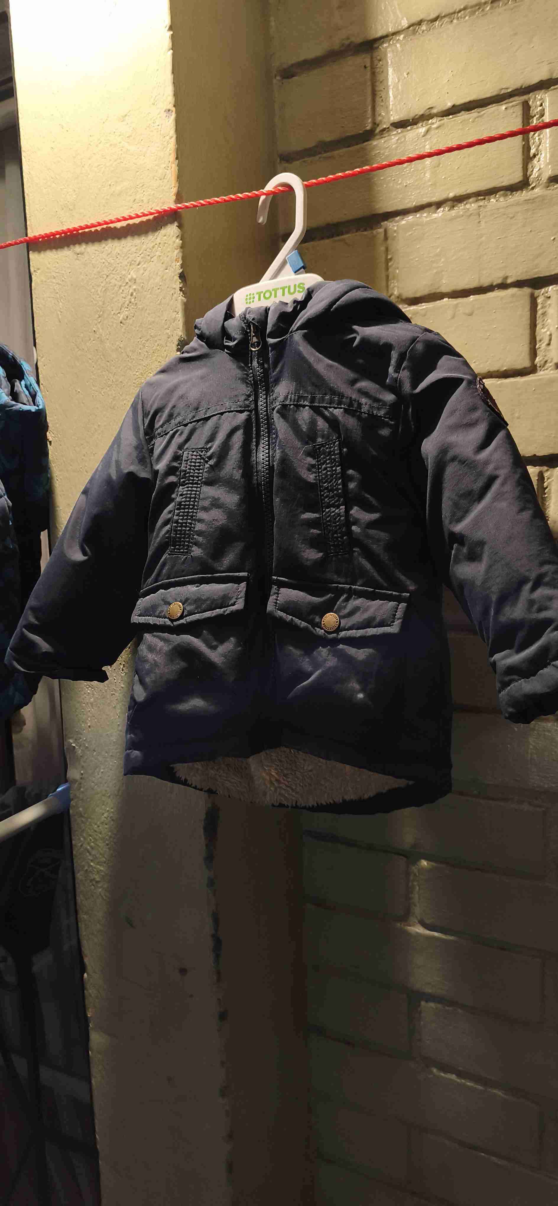 Parka azul para bebé - miniatura 2