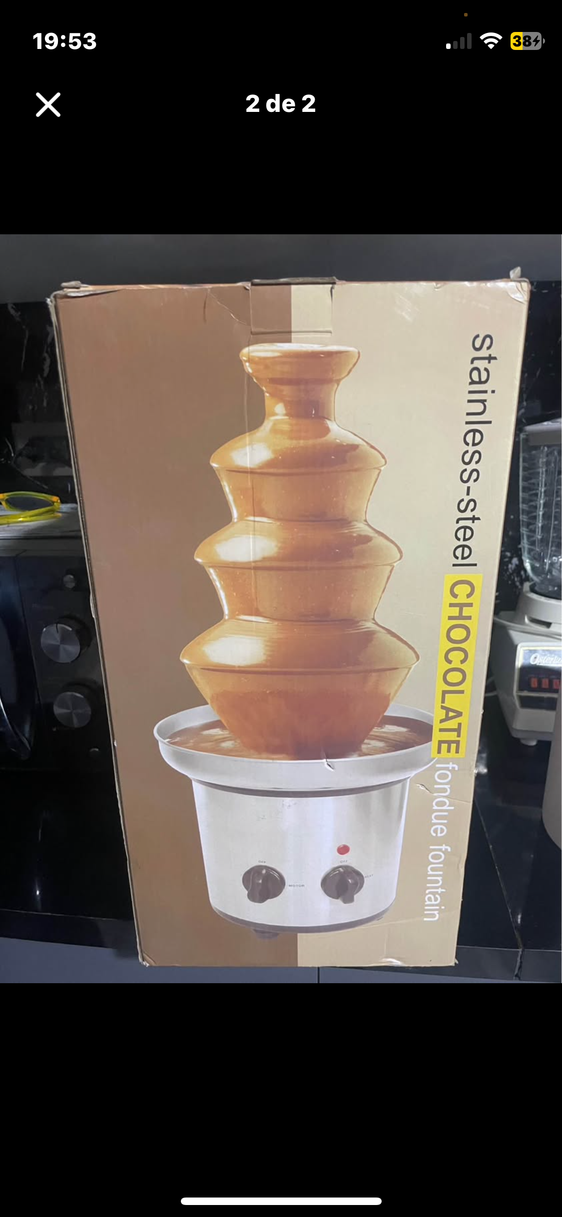 Fuente de chocolate de acero inoxidable - miniatura 2