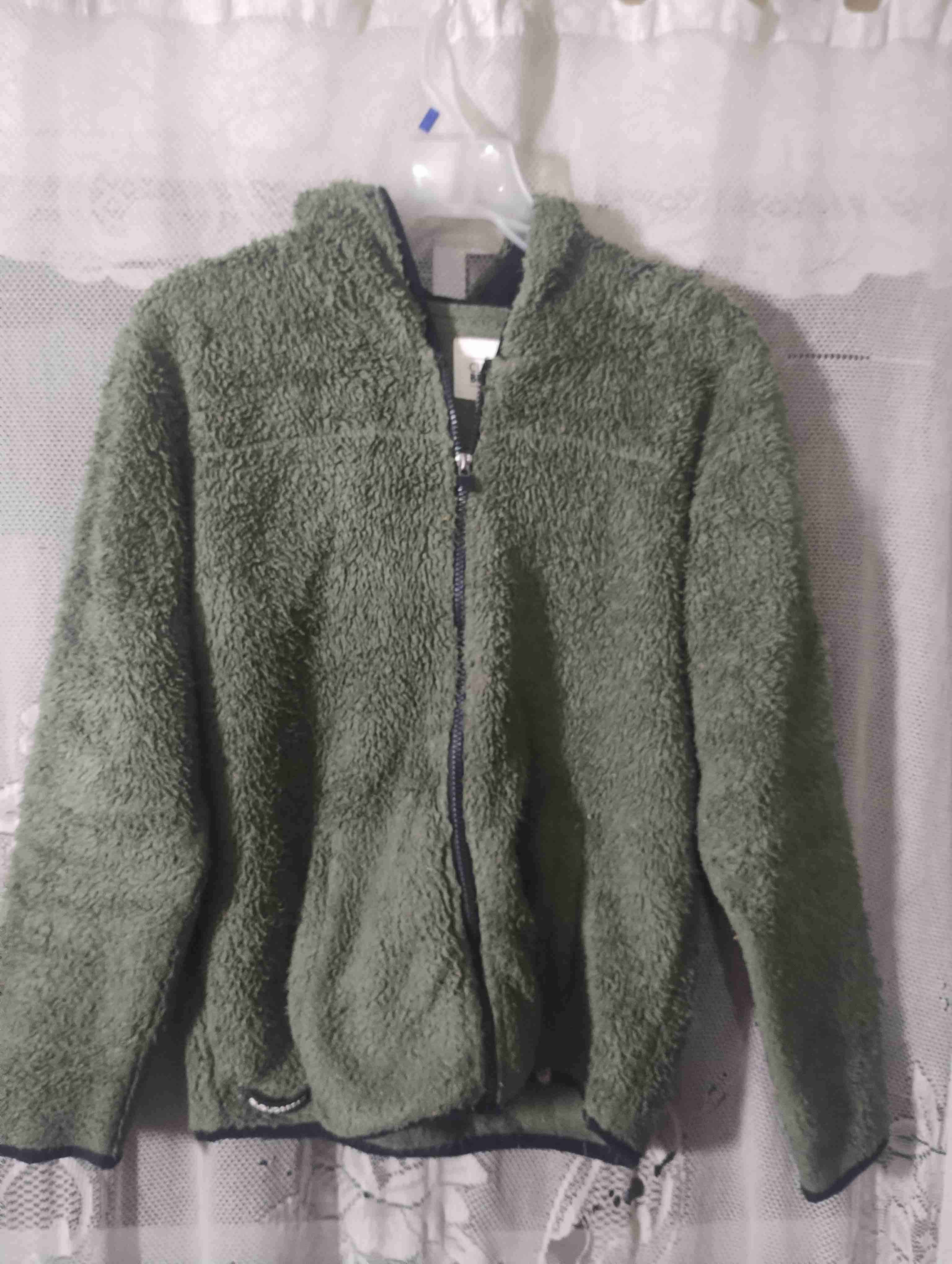 Chaqueta polar marrón con capucha - miniatura 2