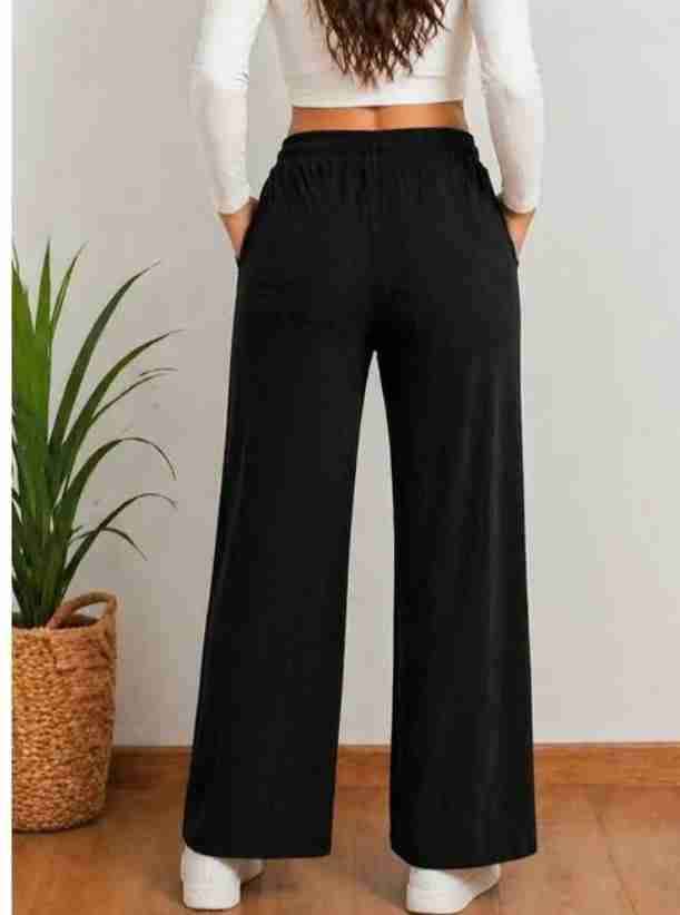 Pantalón Palazzo Cotele Forrado Con Polar - miniatura 3