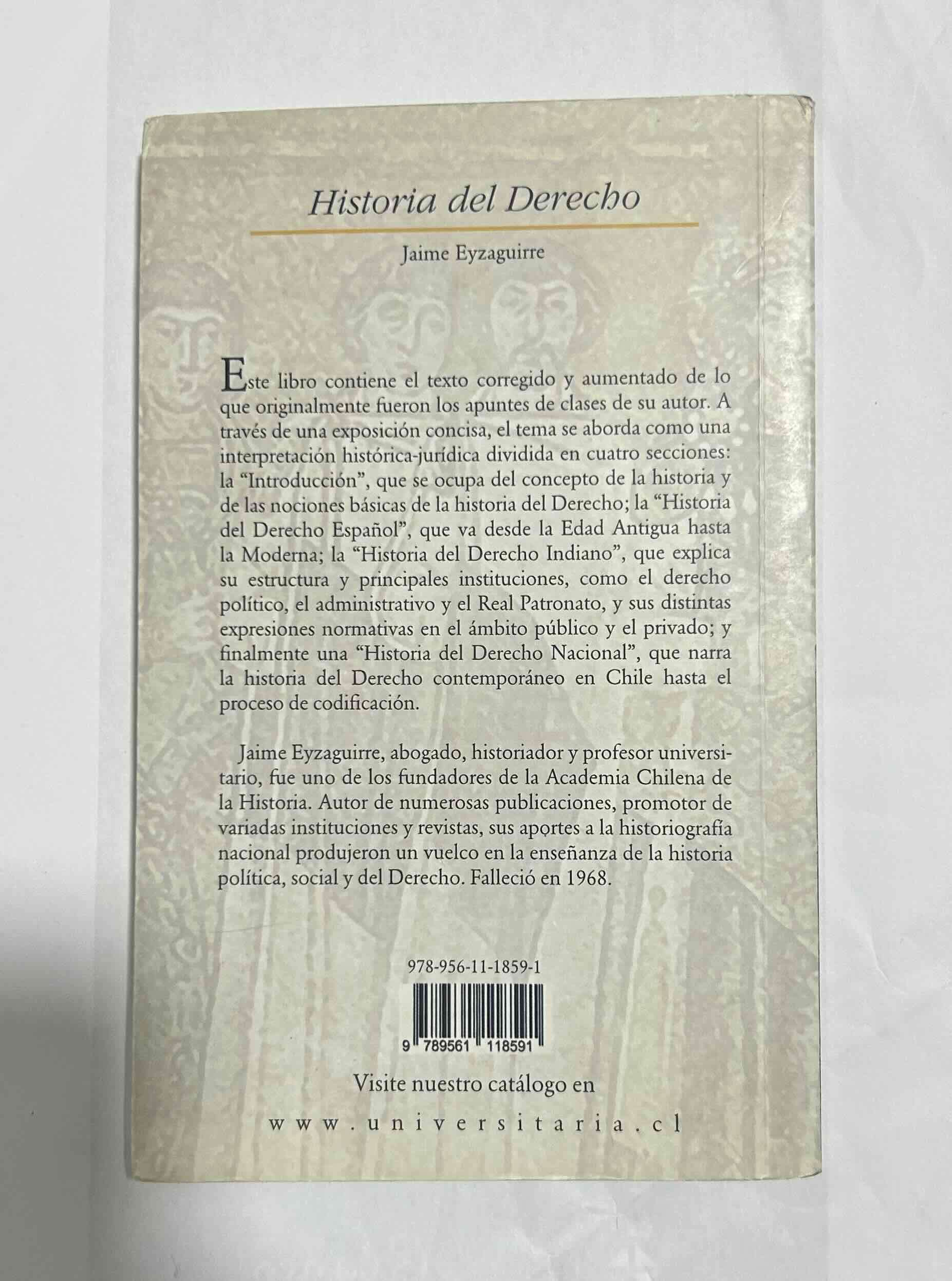 Libro Historia del Derecho - miniatura 2