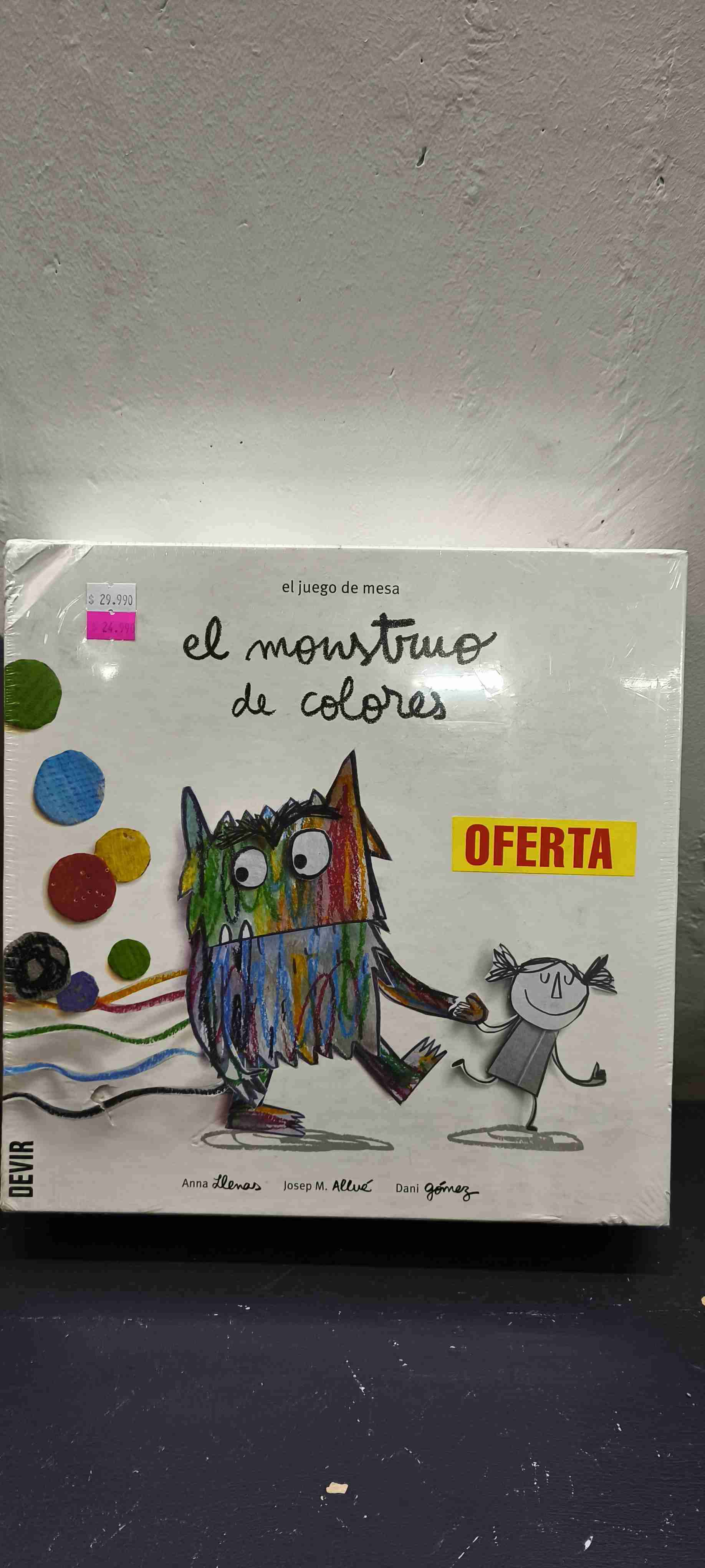 Juego El Monstruo de Colores