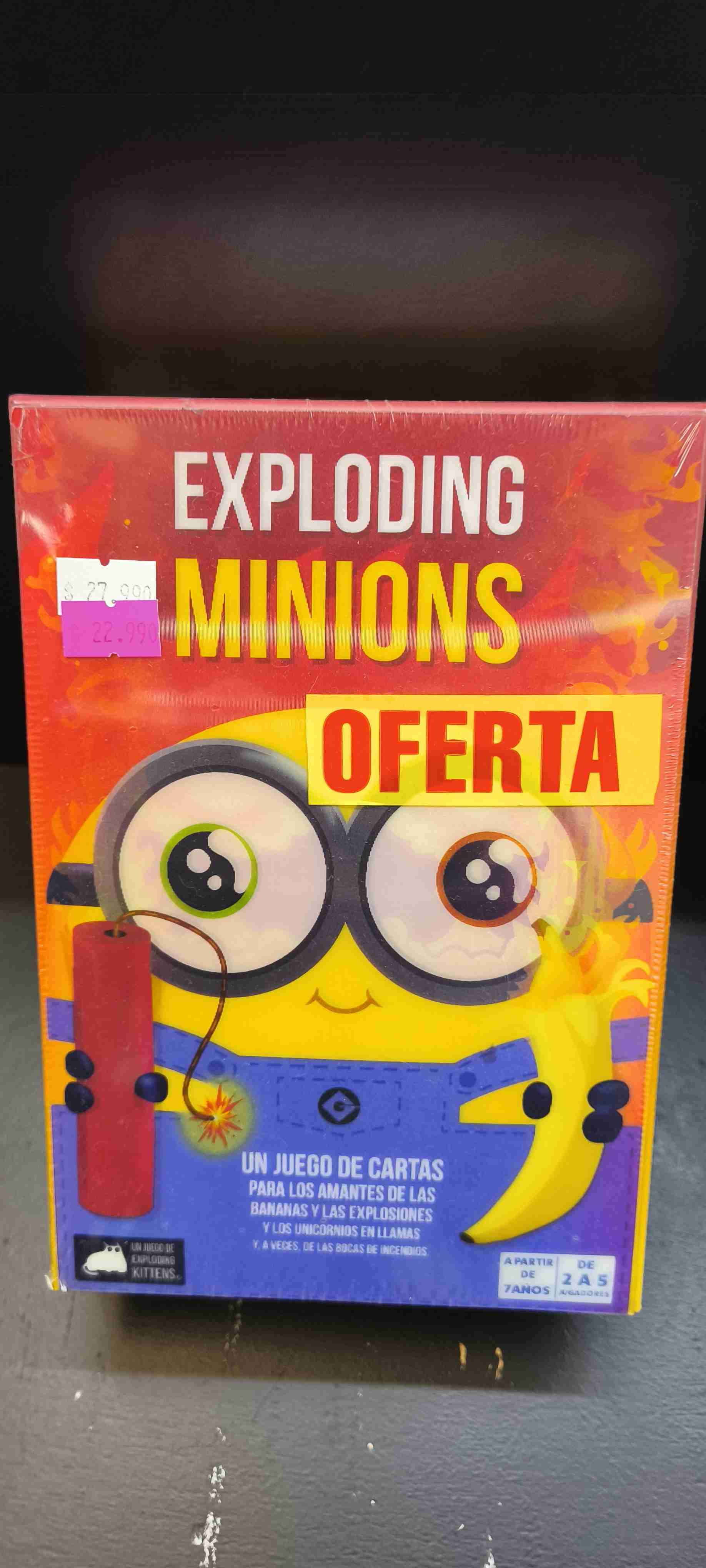 Juego de cartas Exploding Minions