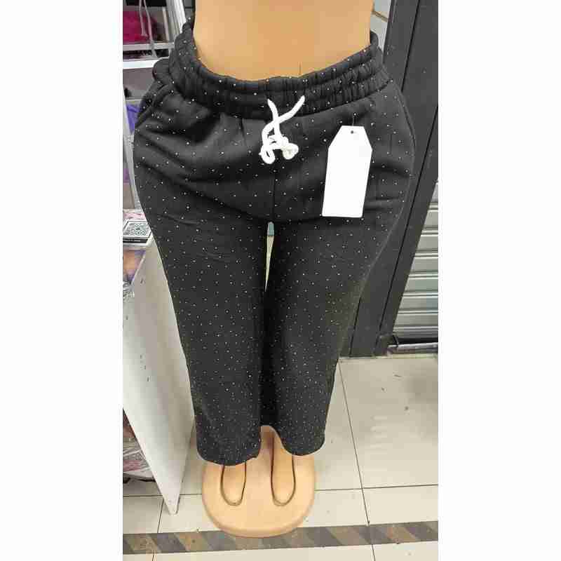 Pantalón Palazzo Cotele Forrado Con Polar - miniatura 5