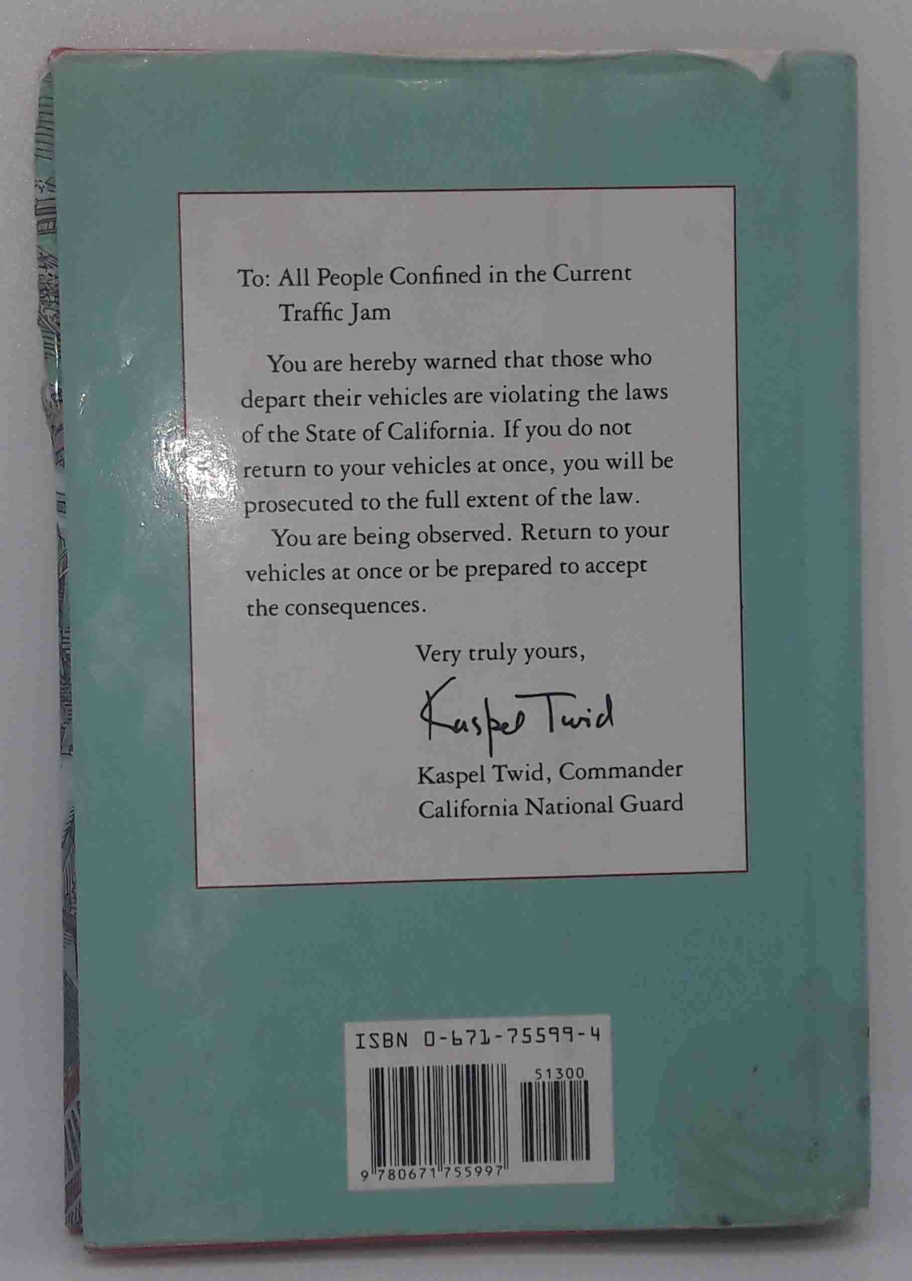 Libro 'The Three-Day Traffic Jam' - miniatura 2