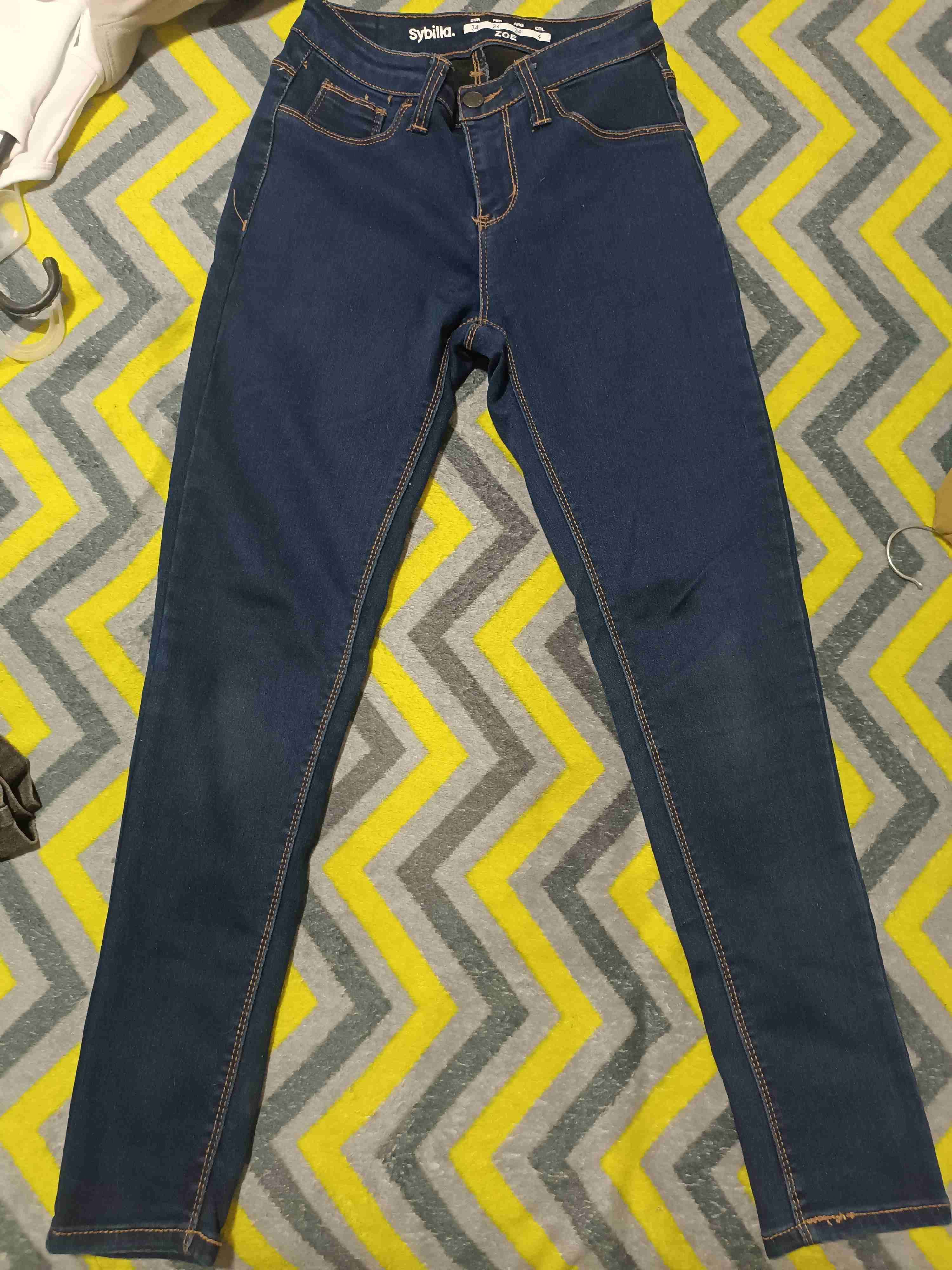 Jeans azul oscuro Sybilla - miniatura 1