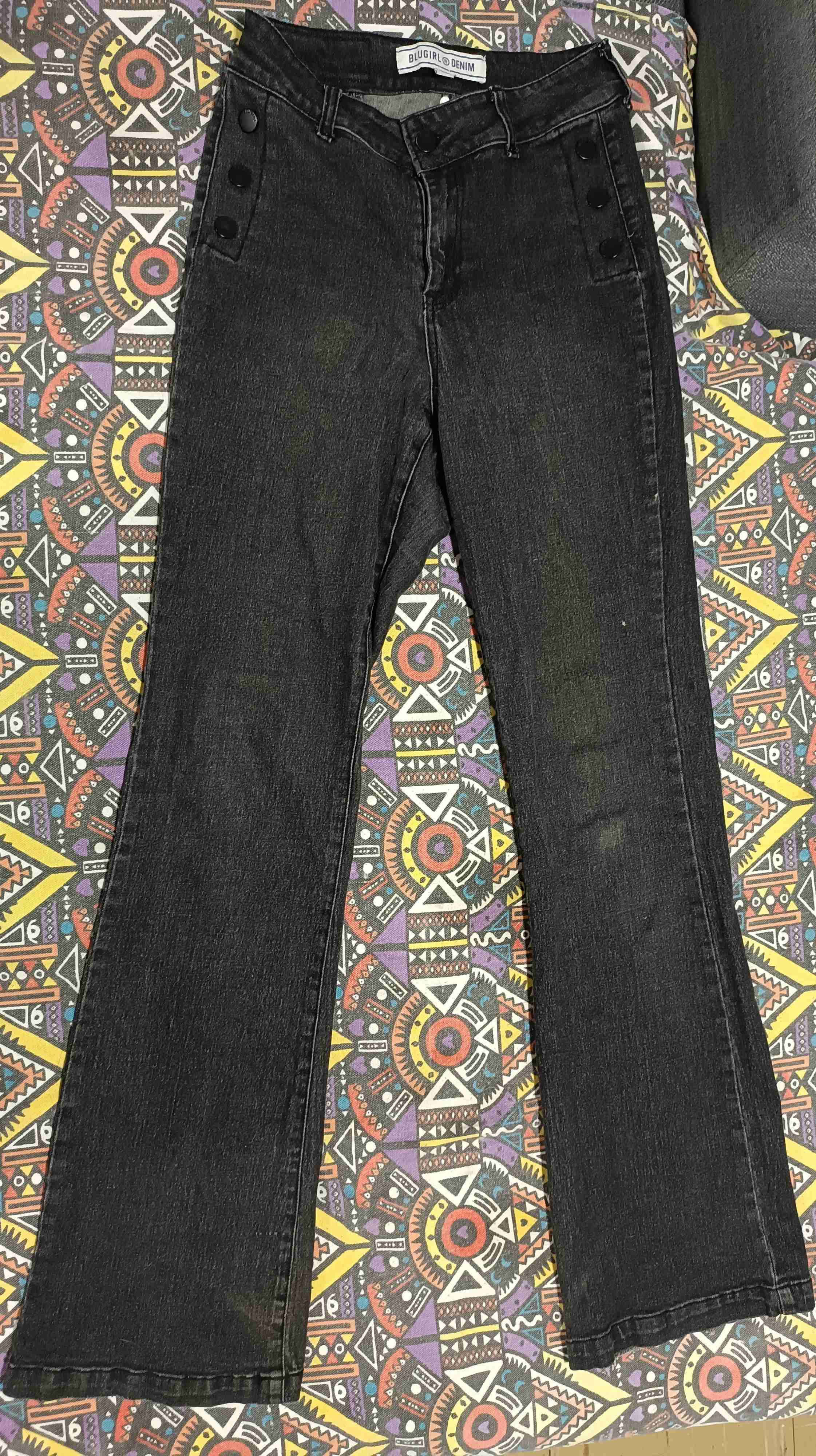 Jeans negros de mezclilla Denim - miniatura 3