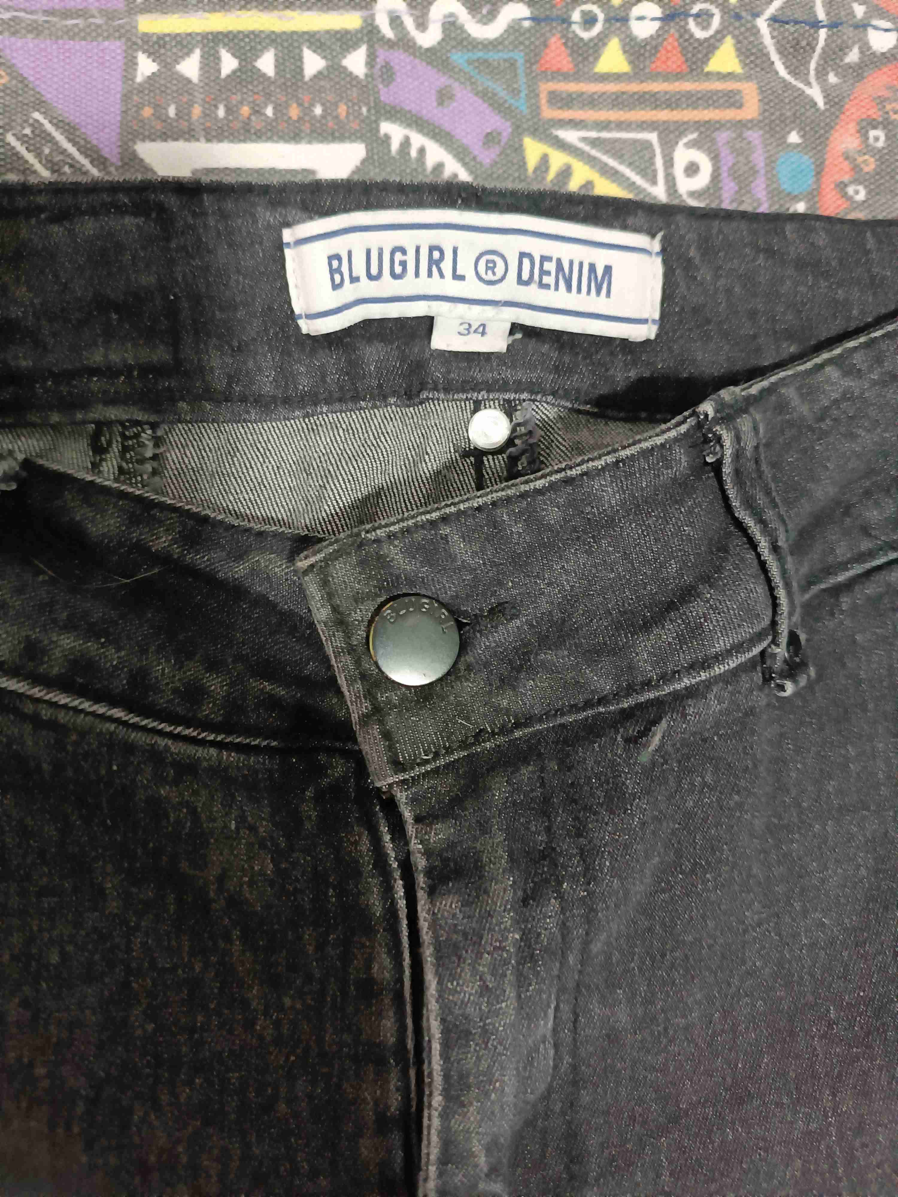 Jeans negros de mezclilla Denim - miniatura 4