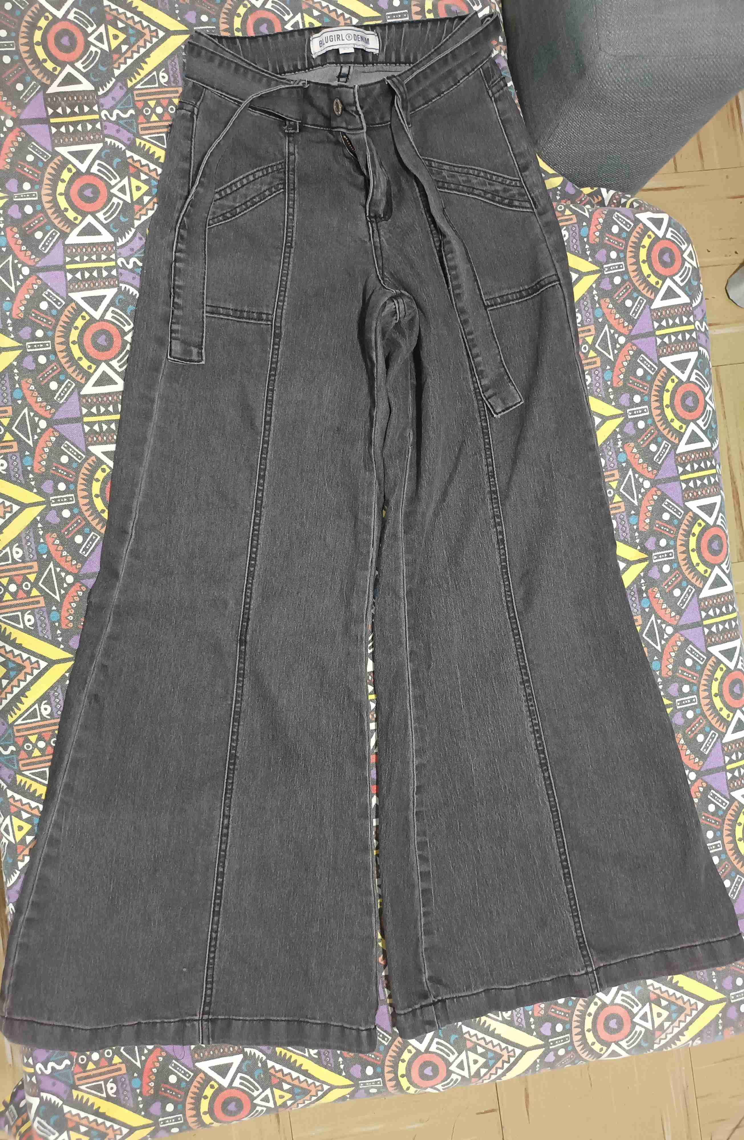 Jean gris oscuro estilo clásico - miniatura 3