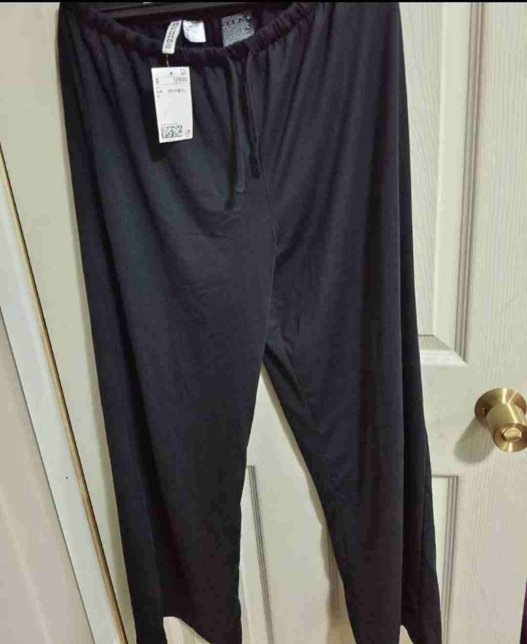 Pantalones negros con cinta - miniatura 1