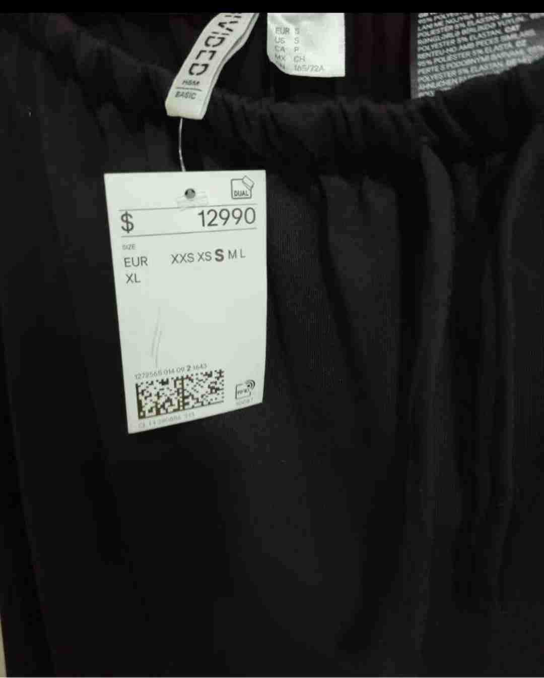 Pantalones negros con cinta - miniatura 2