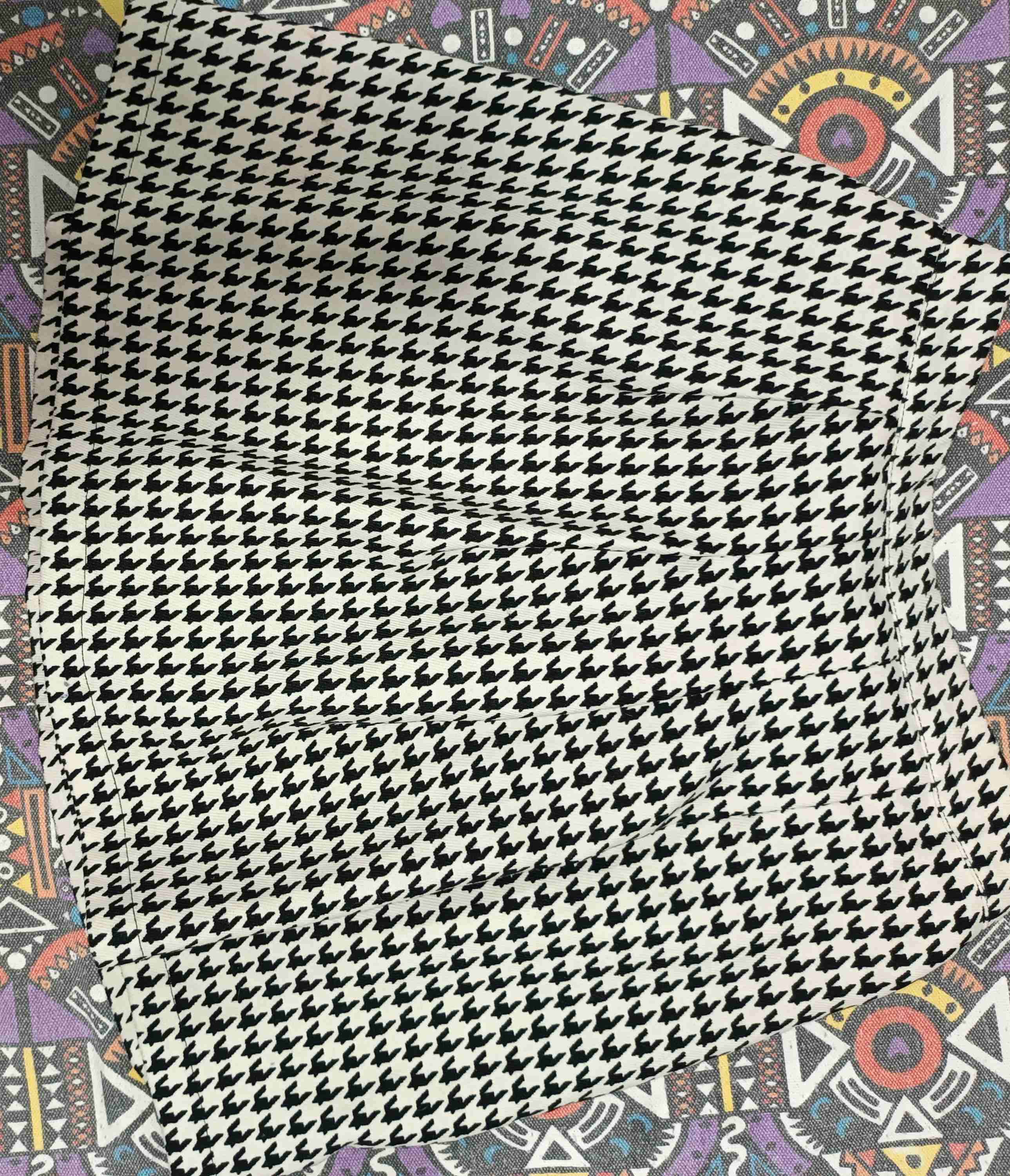 Falda blanco y negro dama - miniatura 1