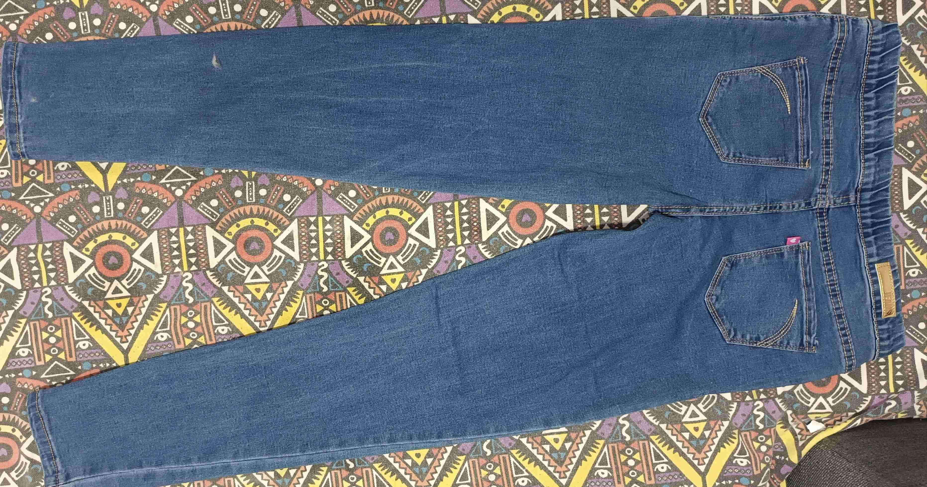 Jeans azul oscuro casual talla 16 - miniatura 1