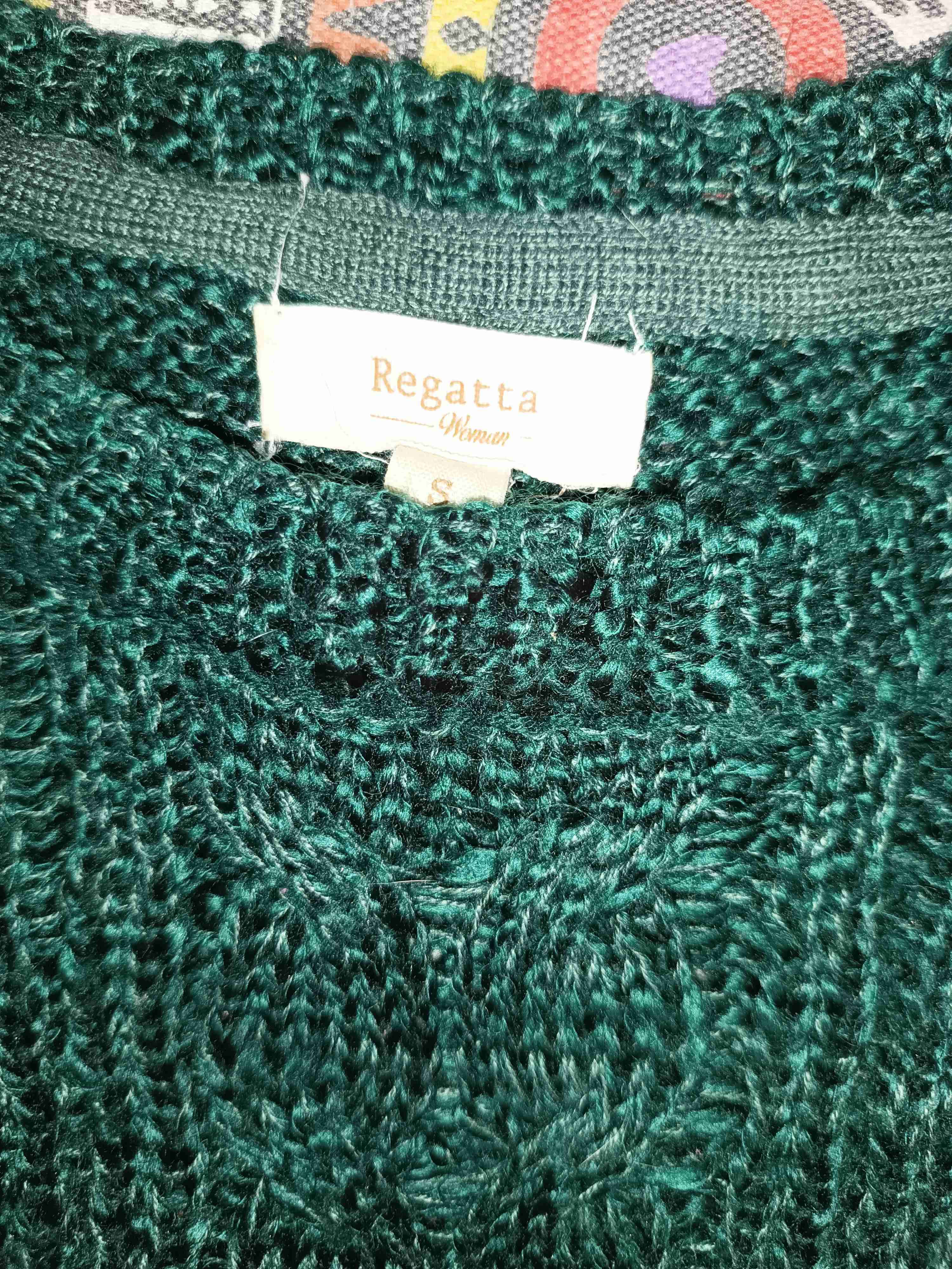 Suéter verde oscuro casual Marca Regata - miniatura 2