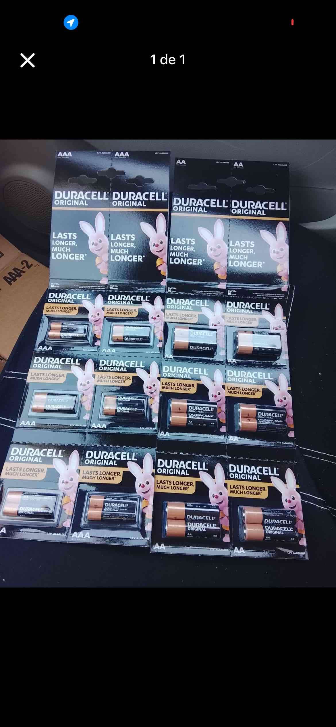 Pilas Duracell AA y AAA nuevas