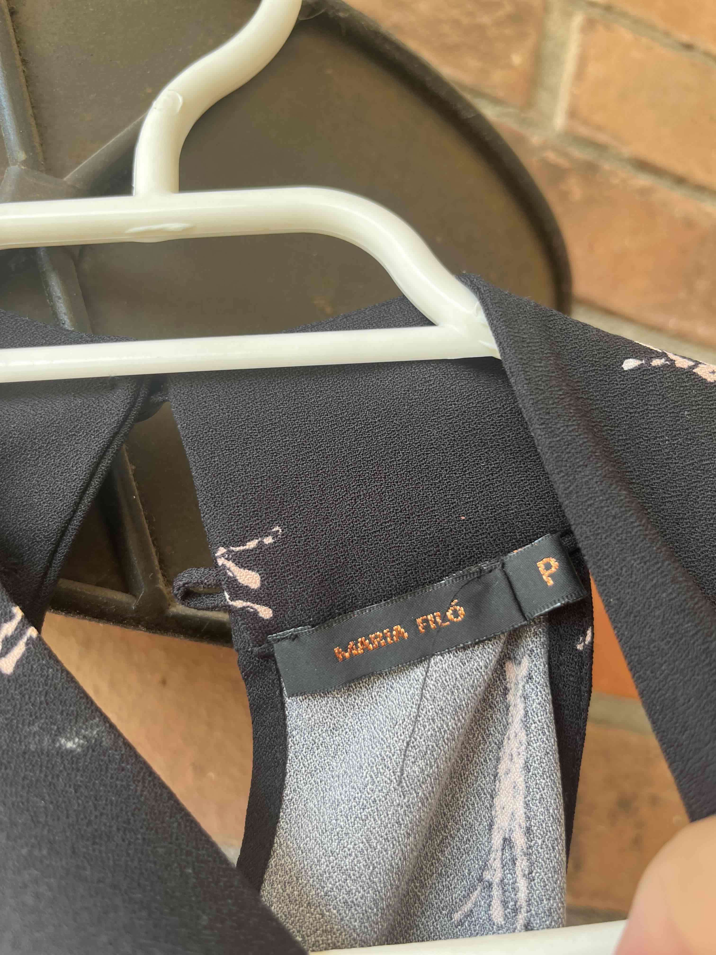 Vestido halter negro sin mangas talla S - miniatura 2