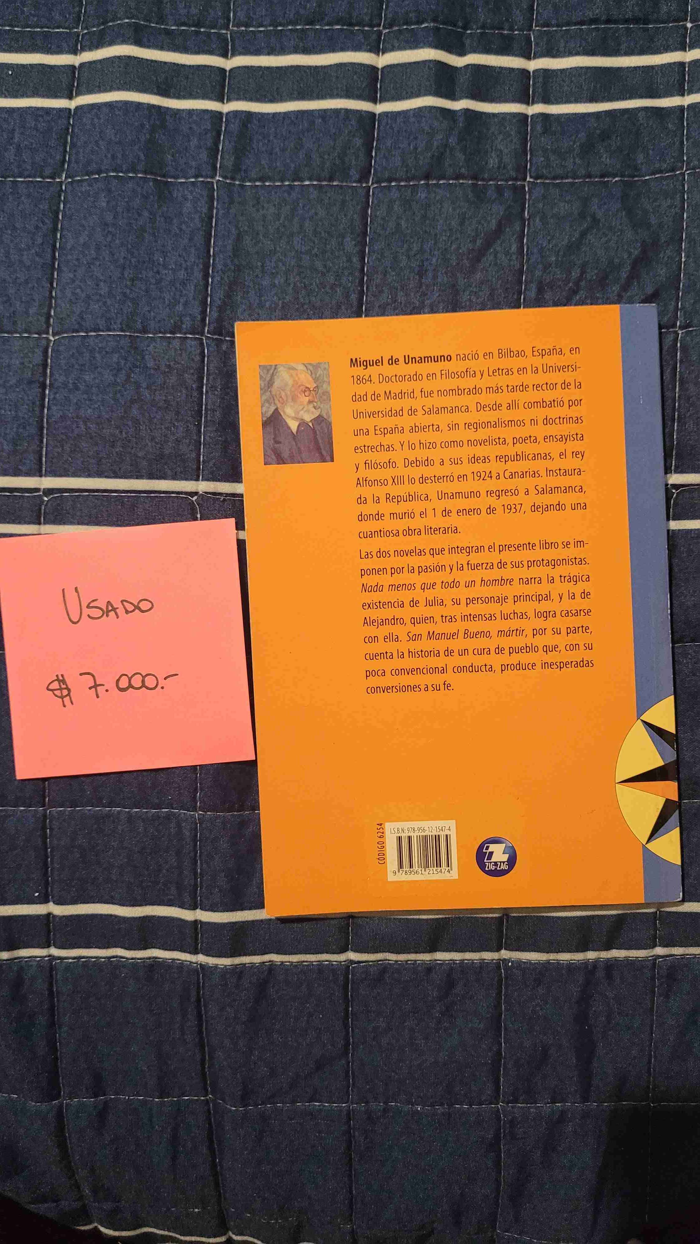 Libros Miguel de Unamuno usado - miniatura 2