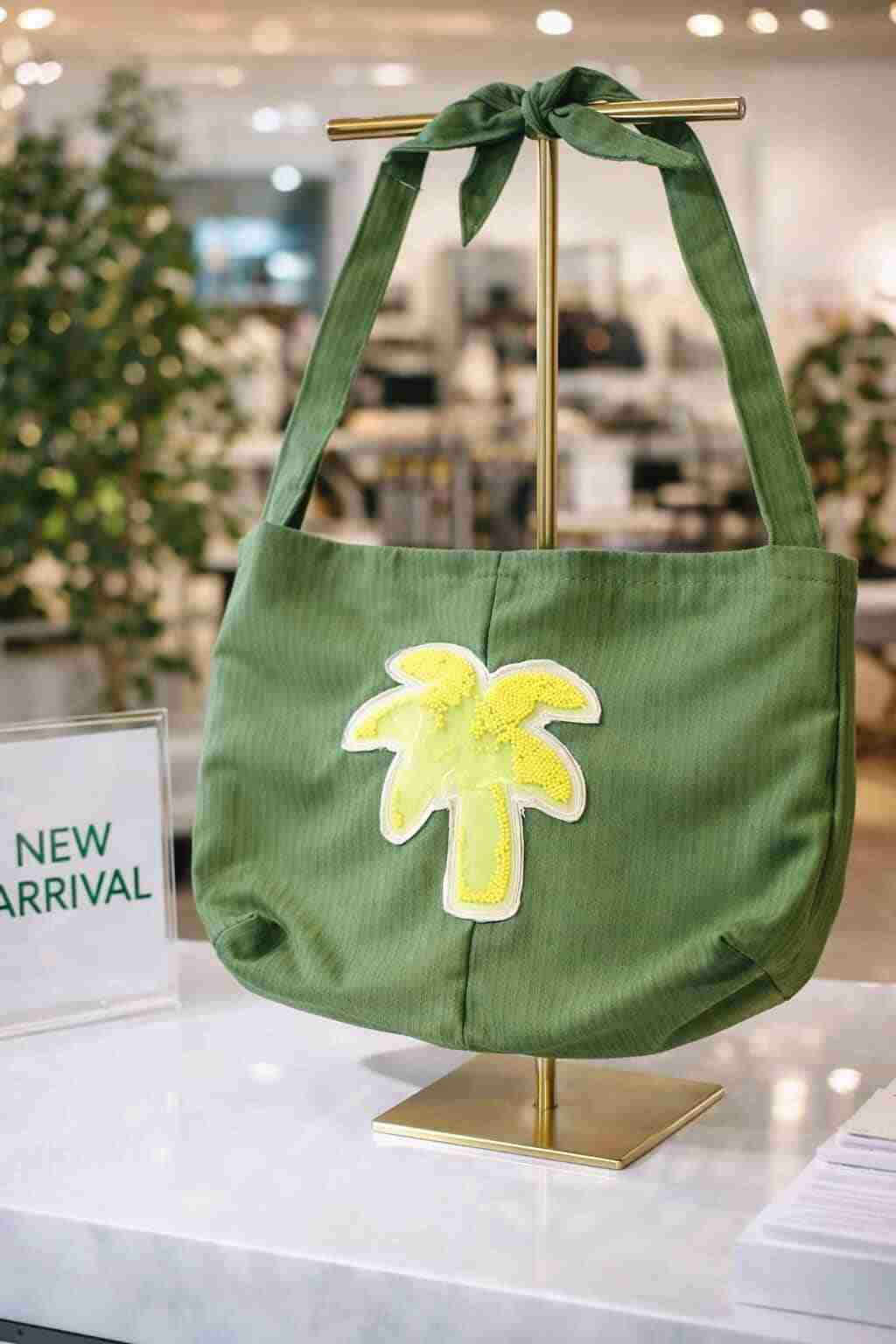 Bolso estampado tropical con manilla - miniatura 5