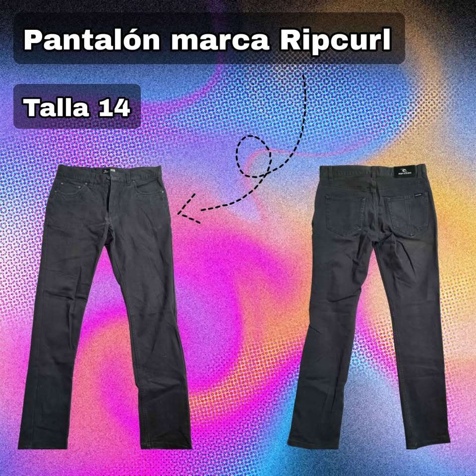 Pantalón negro Ripcurl talla 14
