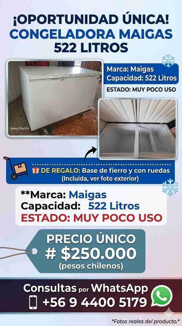 Congeladora Maigas 522 litros - miniatura 1