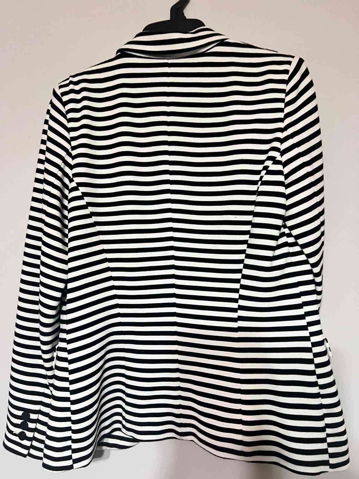 Blazer a rayas blanco y negro - miniatura 2
