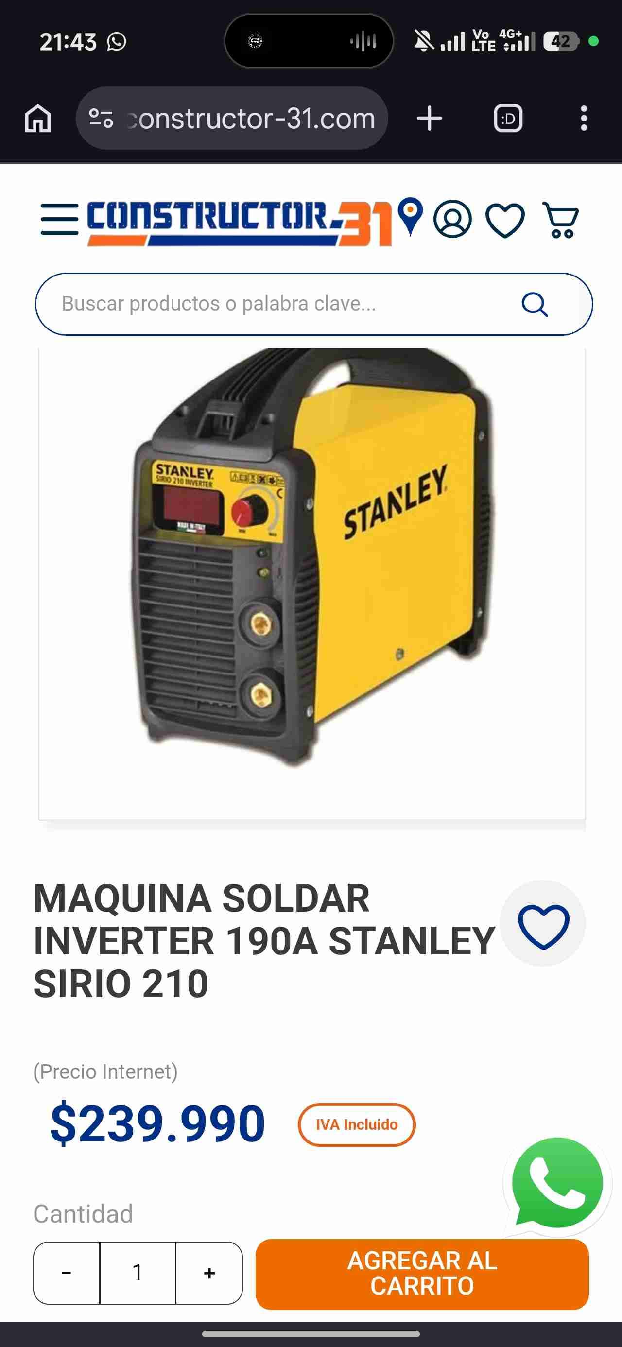Soldadora eléctrica portátil Stanley - miniatura 5