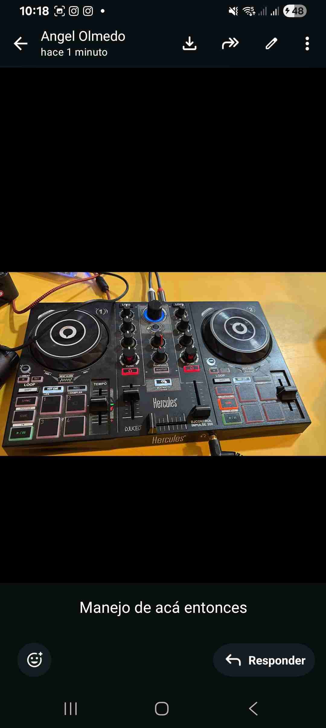 Controlador DJ Hercules Impulse 200