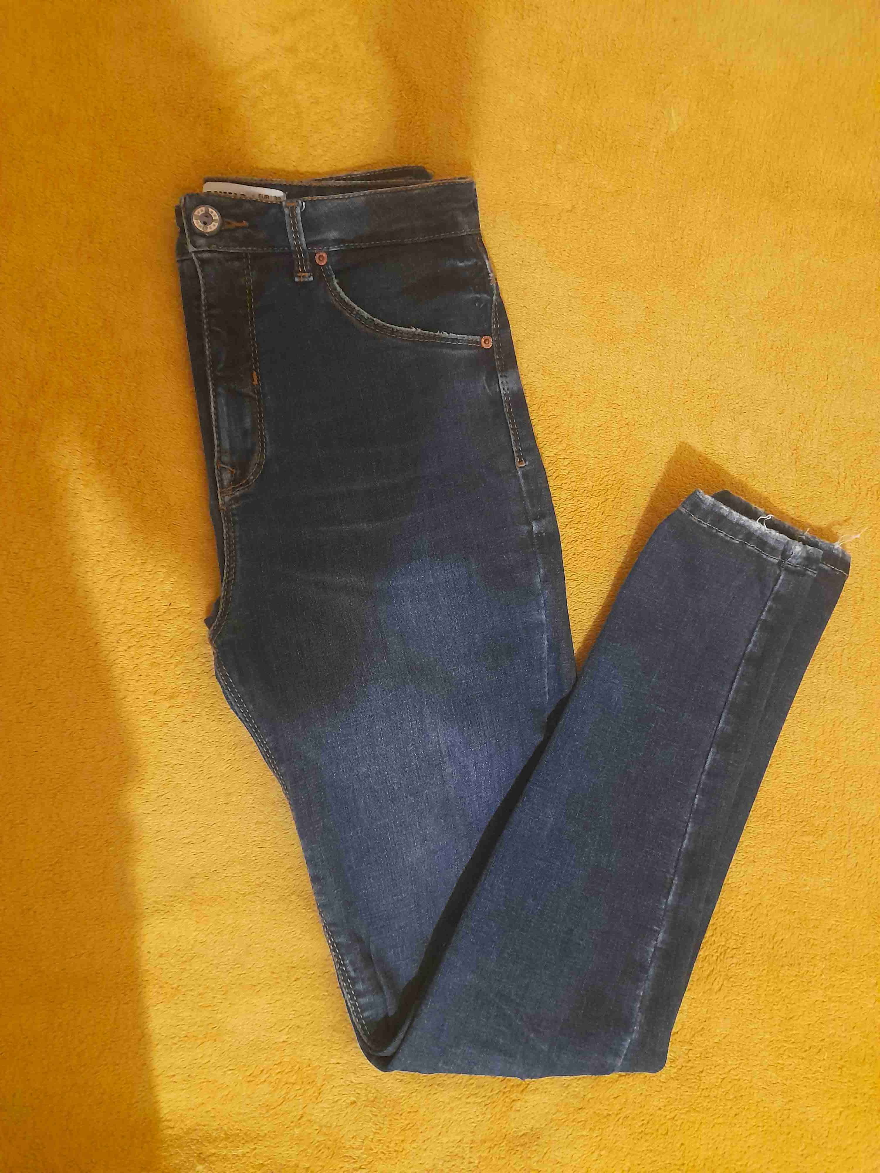 Jeans azul oscuro mujer - miniatura 5