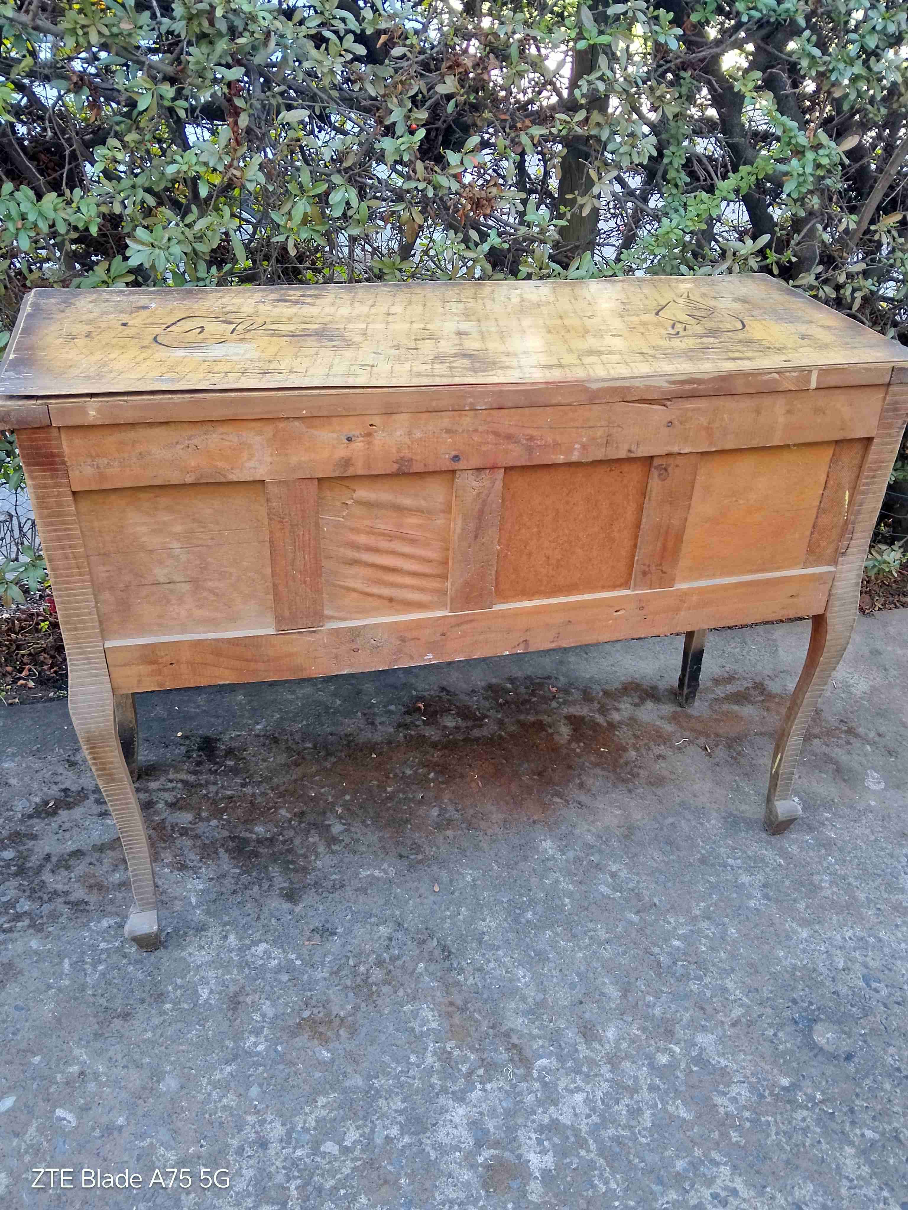 Escritorio antiguo de madera - miniatura 6